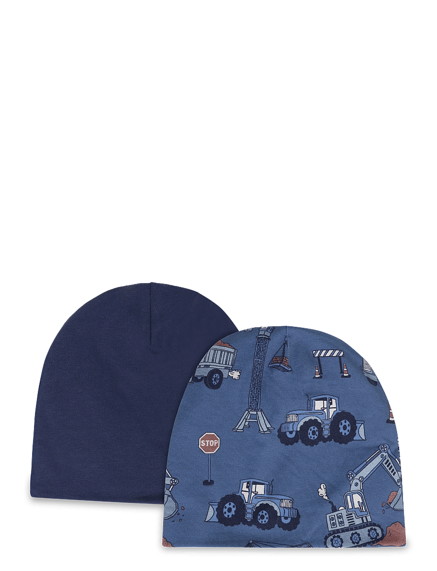Lindex - Beanie jersey w fleece lining - beanies - light dusty blue - 1