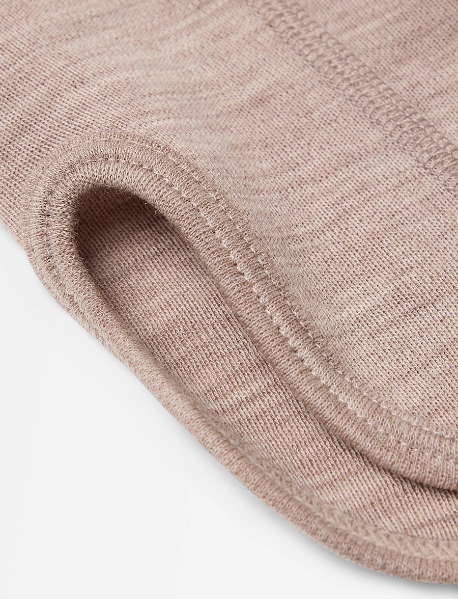 Lindex - Balaclava in merino wool - vinter tilbehør - light beige melange - 2