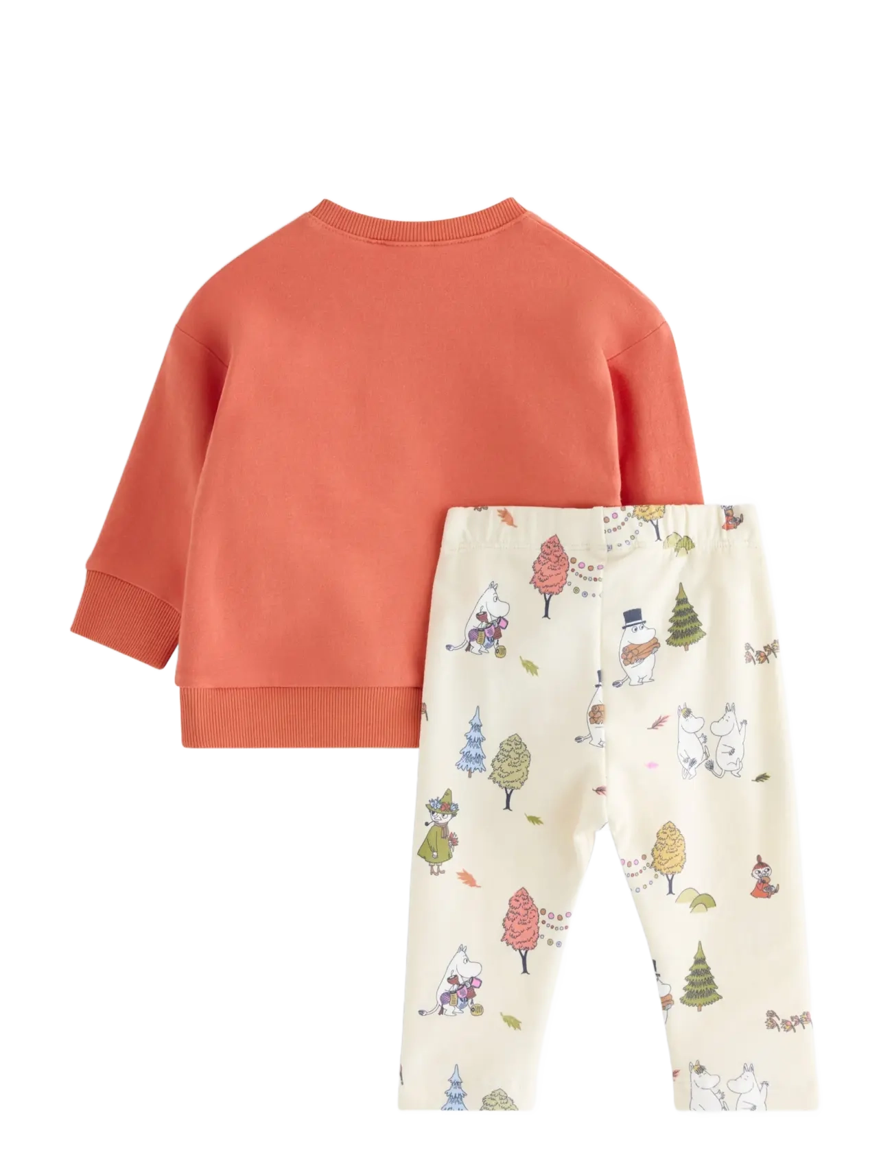 Lindex - Moomin set - sæt med langærmet t-shirt - light dusty coral - 1
