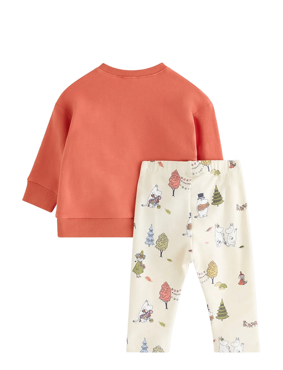 Lindex - Moomin set - sæt med langærmet t-shirt - light dusty coral - 1