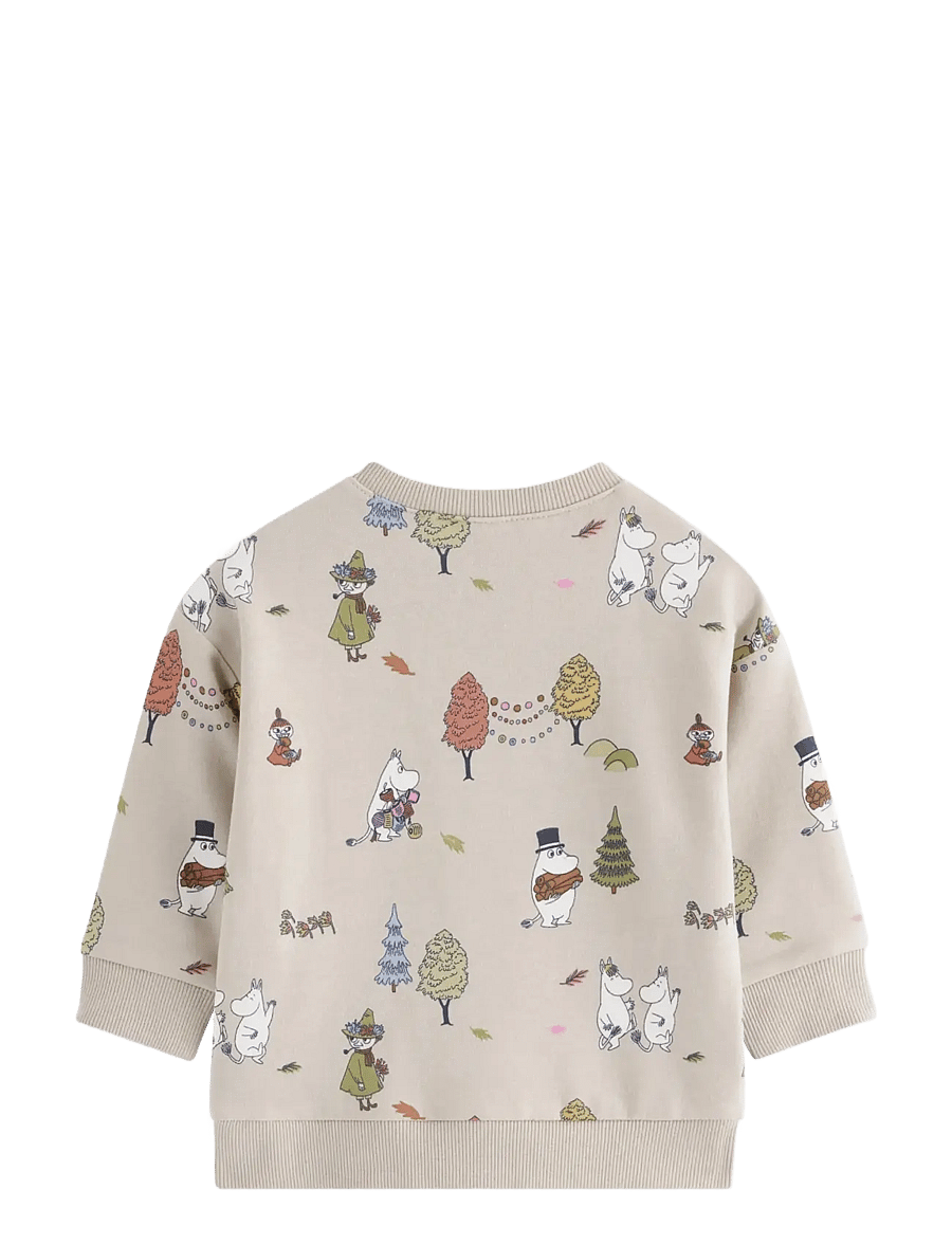Lindex - Moomin sweatshirt with brushed inside - dressipluusid - light beige - 1