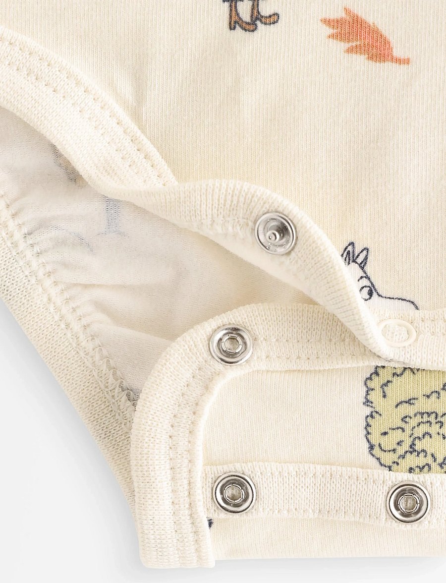 Lindex - Moomin long-sleeved wrap bodysuit - osta vanuse järgi - white - 2