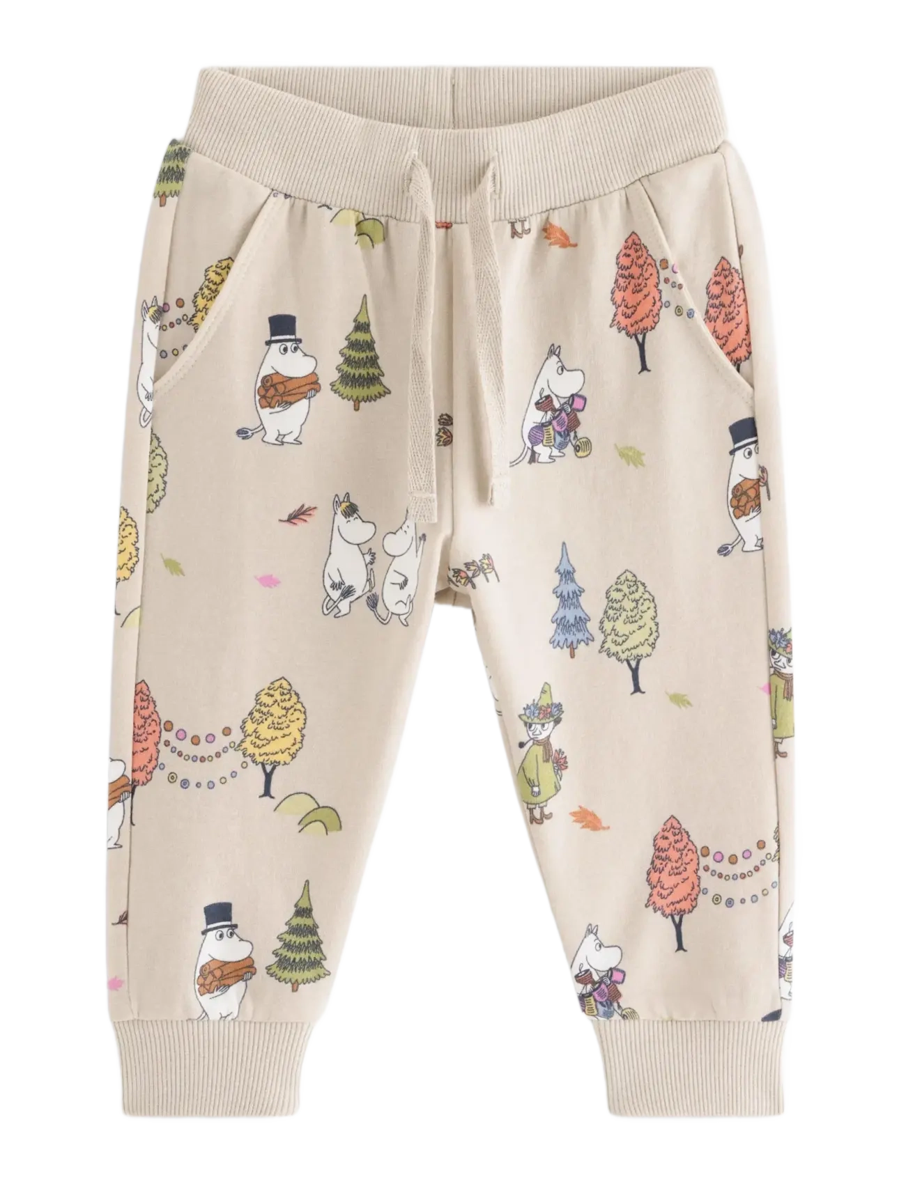 Lindex Moomin joggers with brushed inside - Imik  44-92 - LIGHT BEIGE / beige
