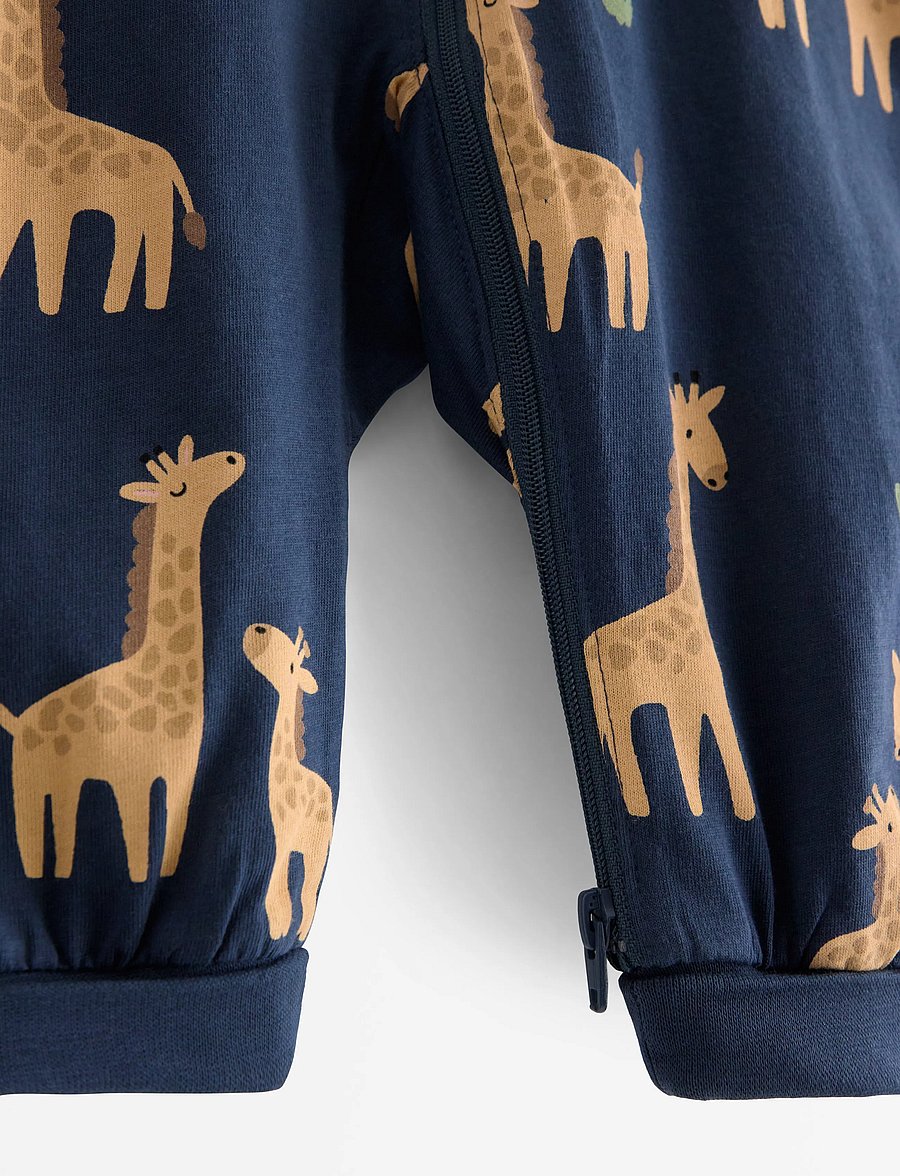 Lindex - Pyjamas - schlafoveralls - dark blue - 2