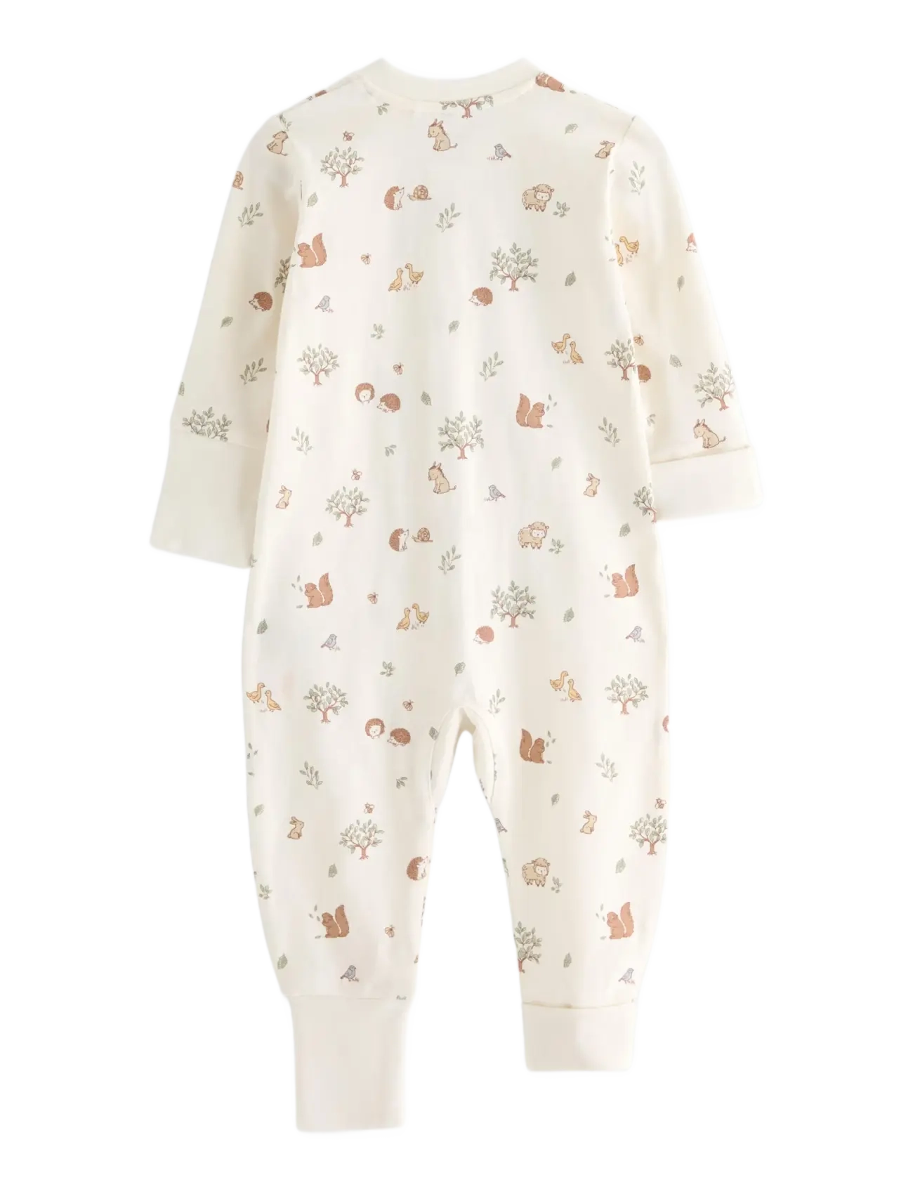 Lindex - Pyjamas with fold-over cuffs - light white - 1