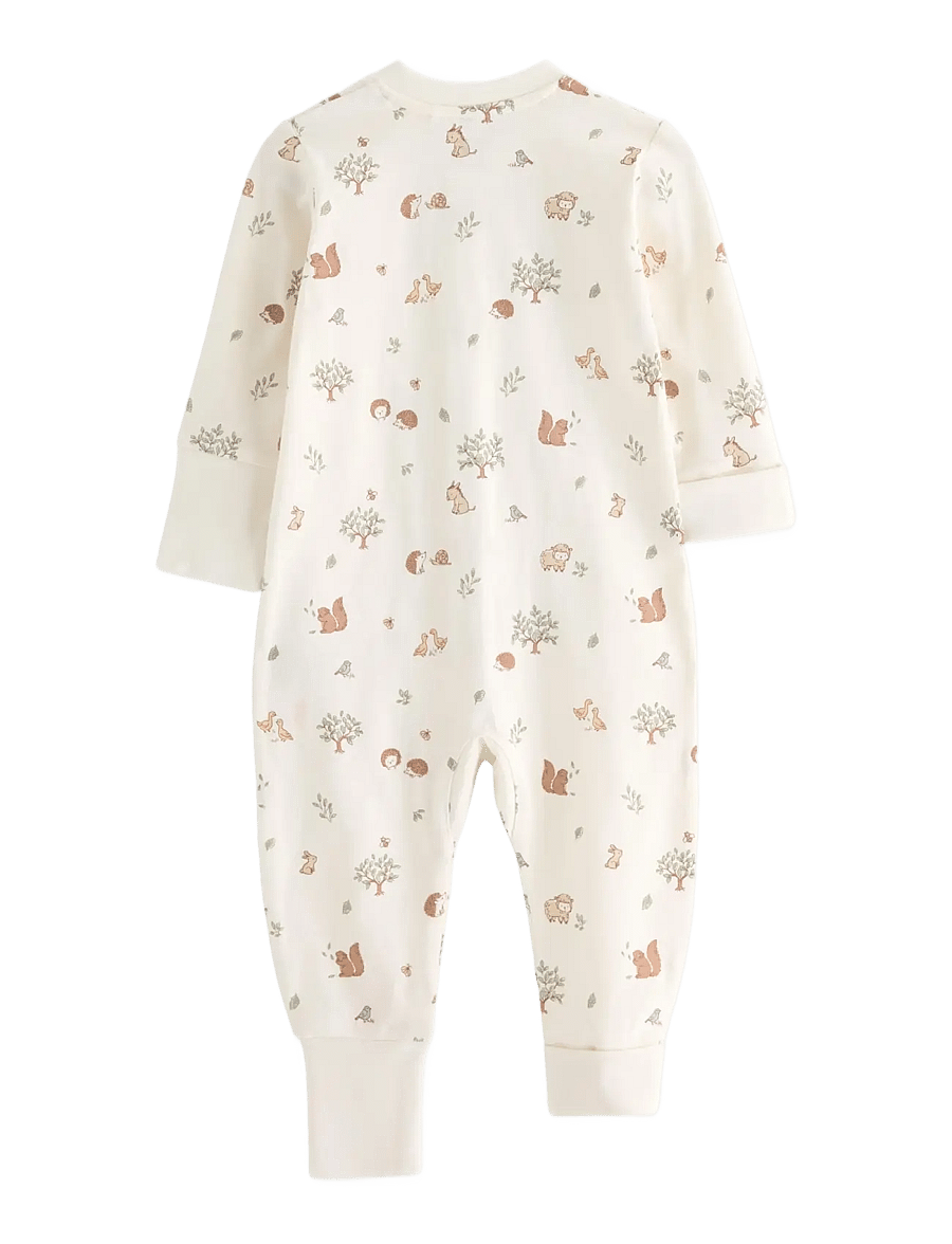 Lindex - Pyjamas with fold-over cuffs - natdragter - light white - 1