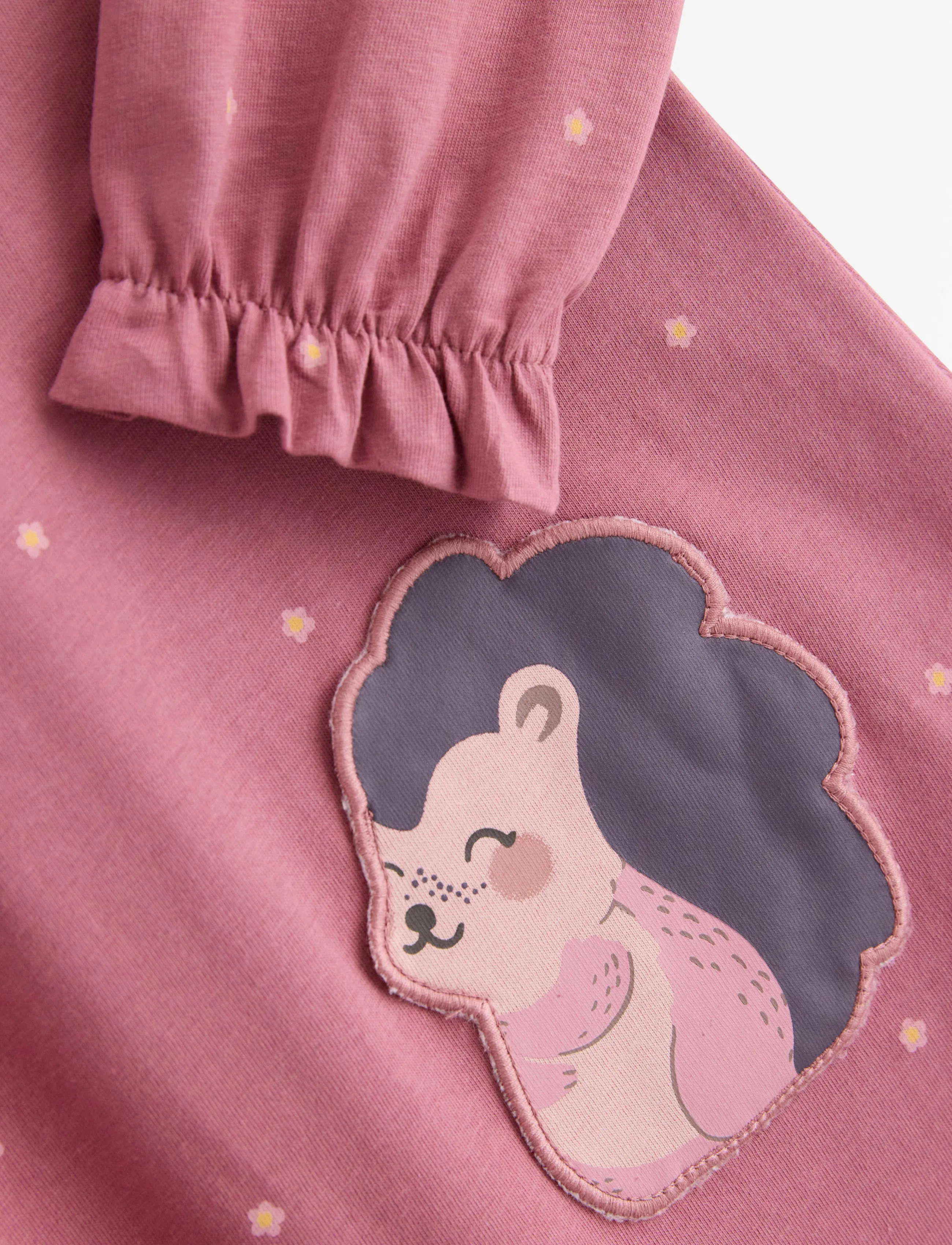 Lindex - Long-sleeved tunic with front pockets - dusty pink - 2