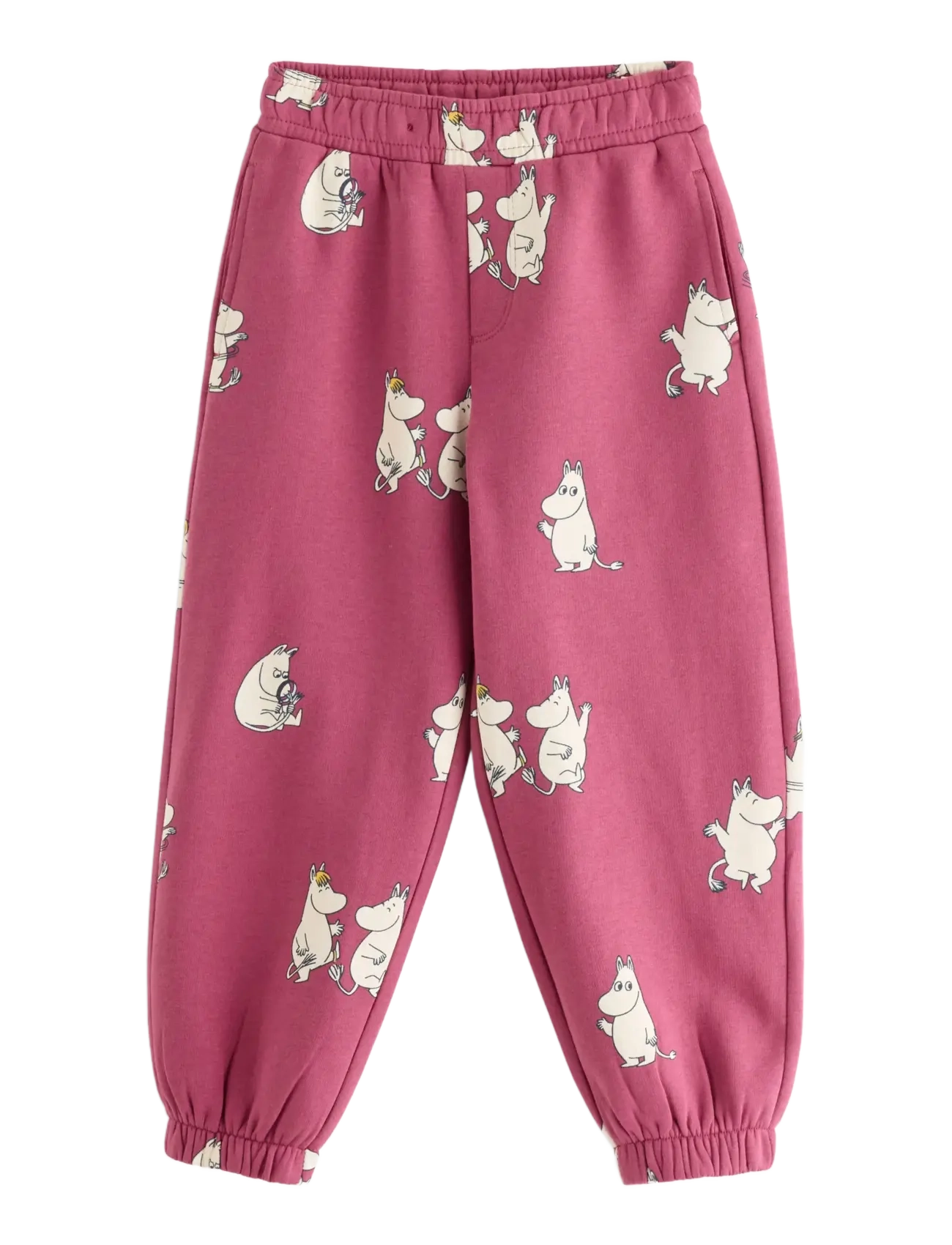 Lindex Moomin joggers with brushed inside - Barn 98-134 - DARK DUSTY PINK / pink/rose