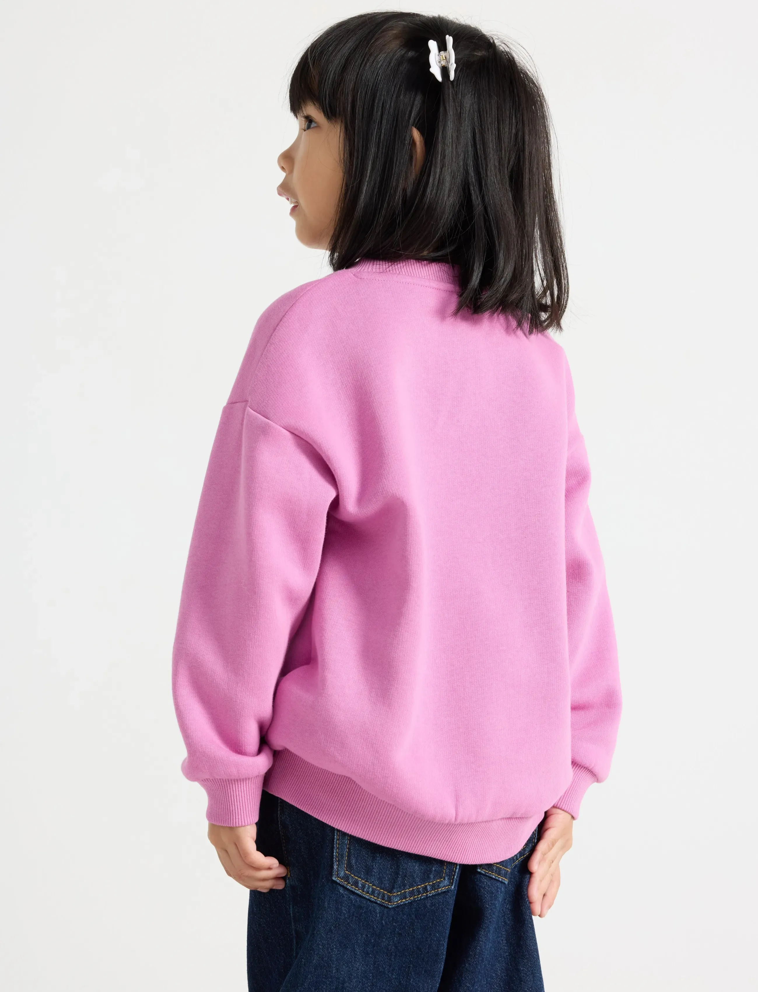 Lindex - Moomin sweatshirt with brushed inside - dusty pink - 3