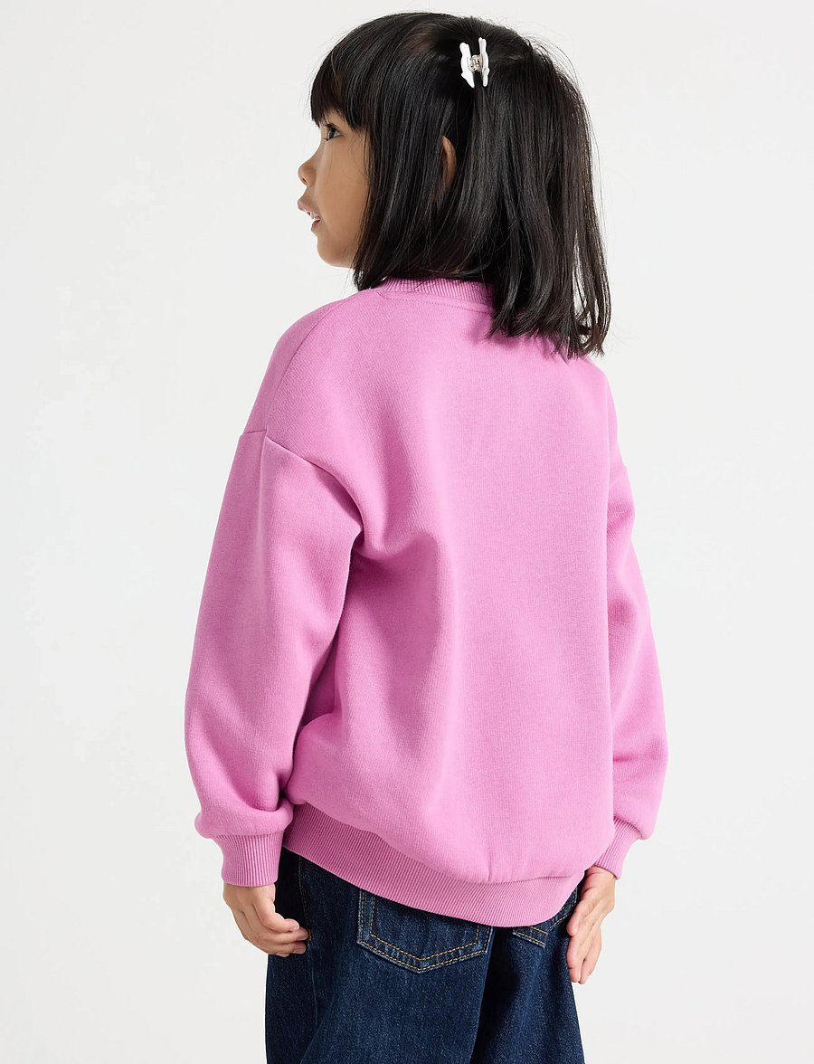 Lindex - Moomin sweatshirt with brushed inside - dusty pink - 3