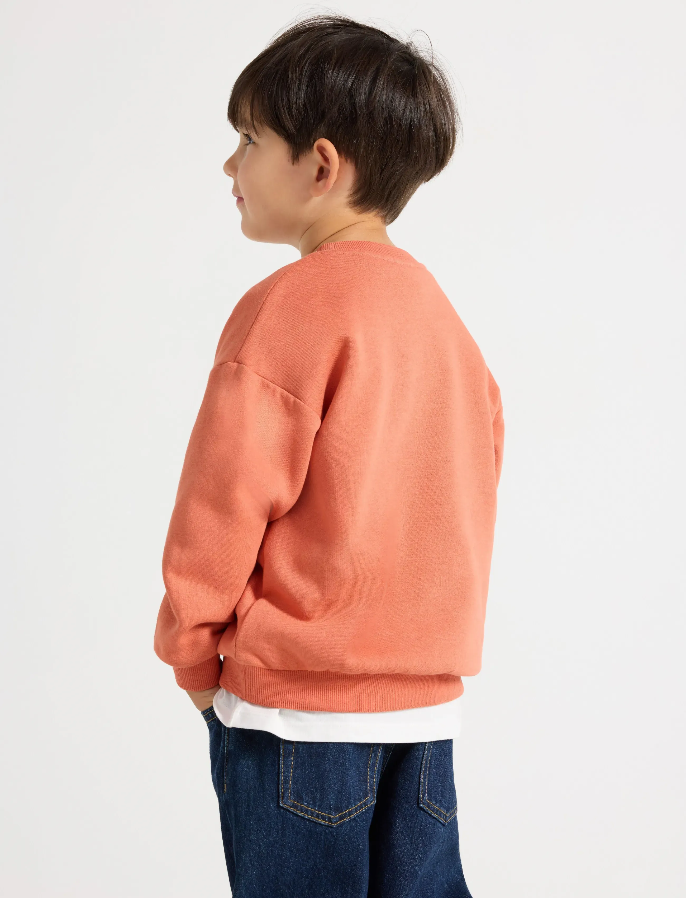Lindex - Moomin sweatshirt with brushed inside - light dusty coral - 3