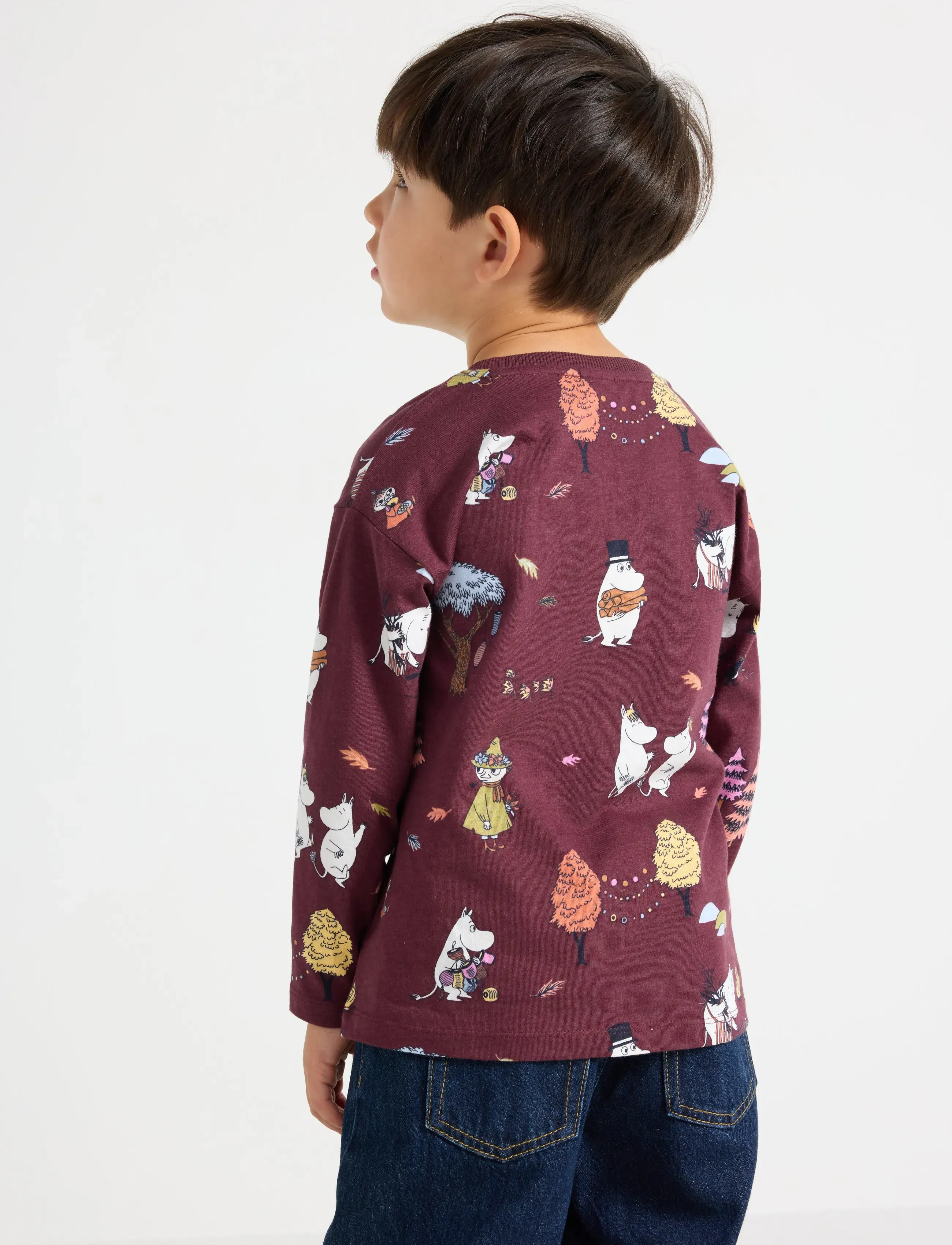 Lindex - Moomin long-sleeved top - dark lilac - 3