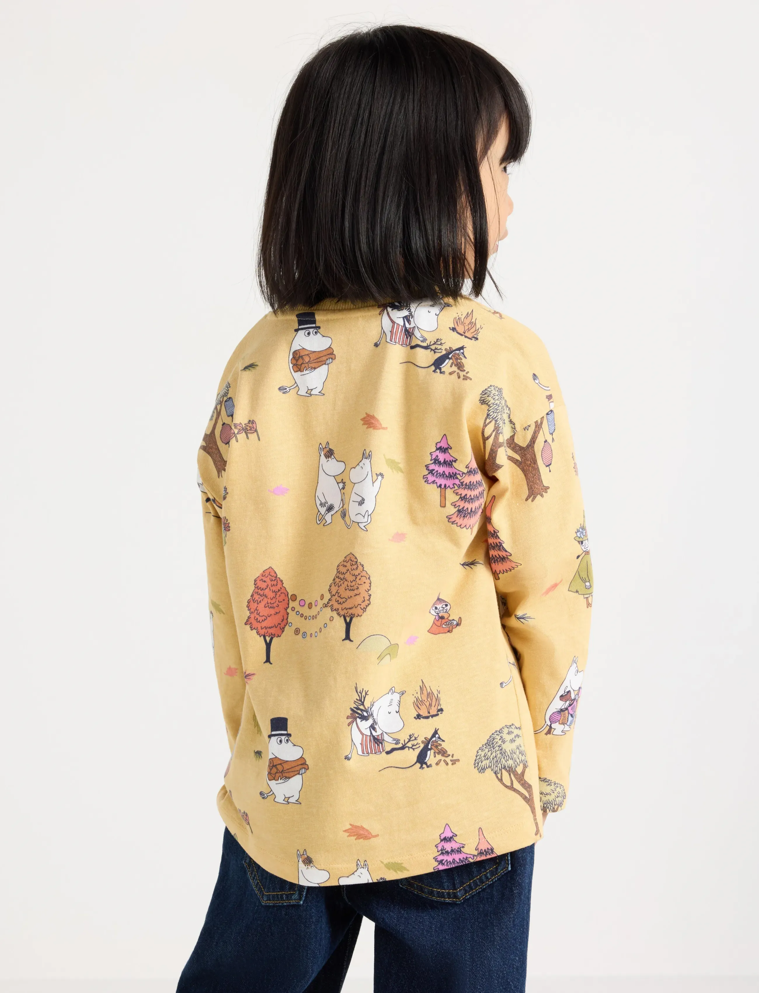 Lindex - Moomin long-sleeved top - dusty yellow - 3