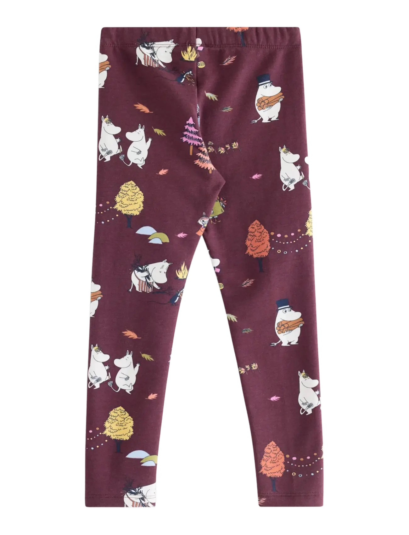 Lindex - Moomin leggings with brushed inside - retuusid - dark lilac - 2