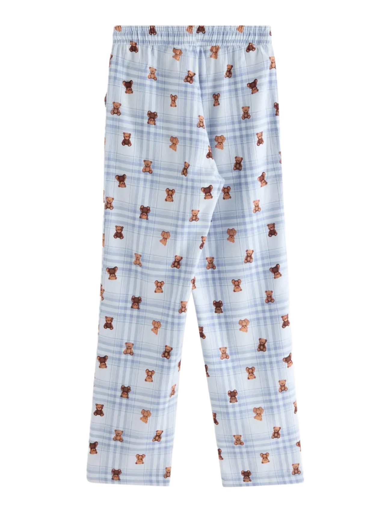 Lindex - Pyjama trousers in flannel - pyjamas - light blue - 1