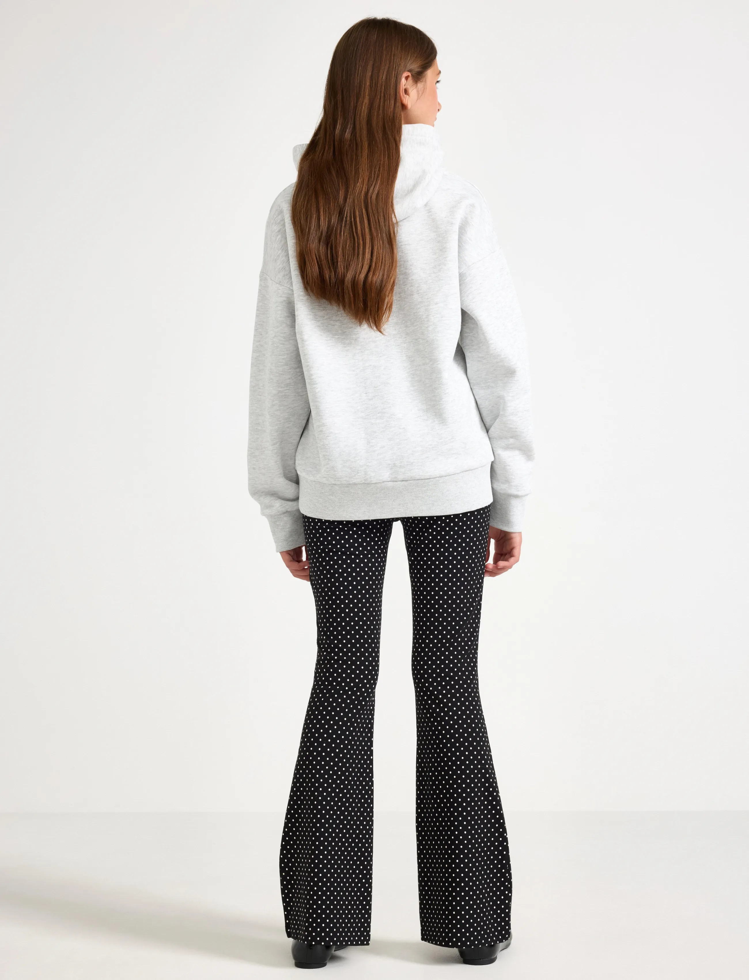 Lindex - Yoga trousers with dots - black - 3
