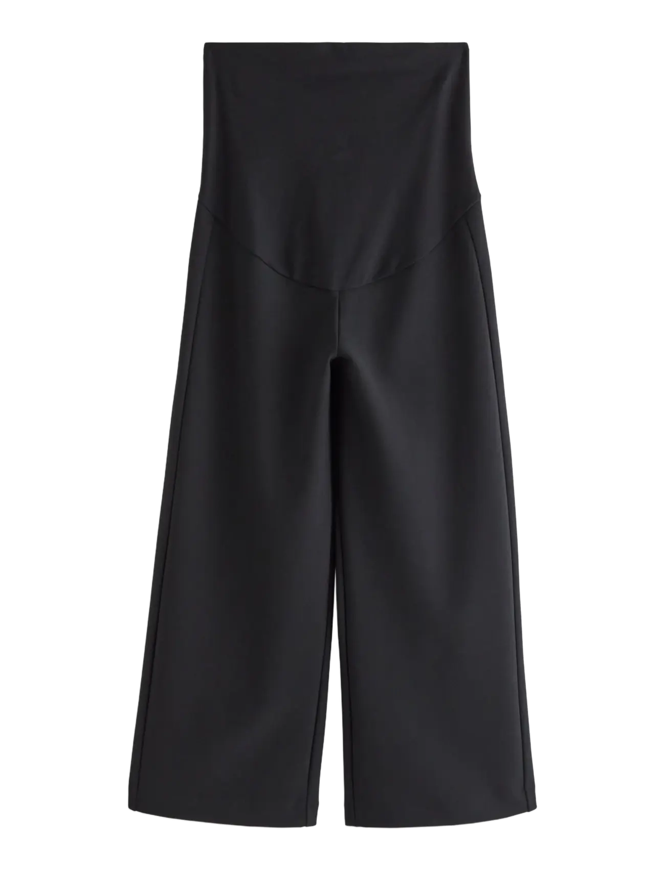 Lindex MOM Maternity trousers with cropped leg - nederdelar - black - Mammakläder - BLACK / black