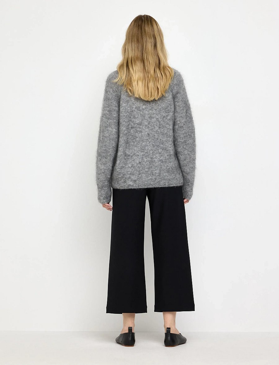 Lindex - MOM Maternity trousers with cropped leg - nederdelar - black - 3