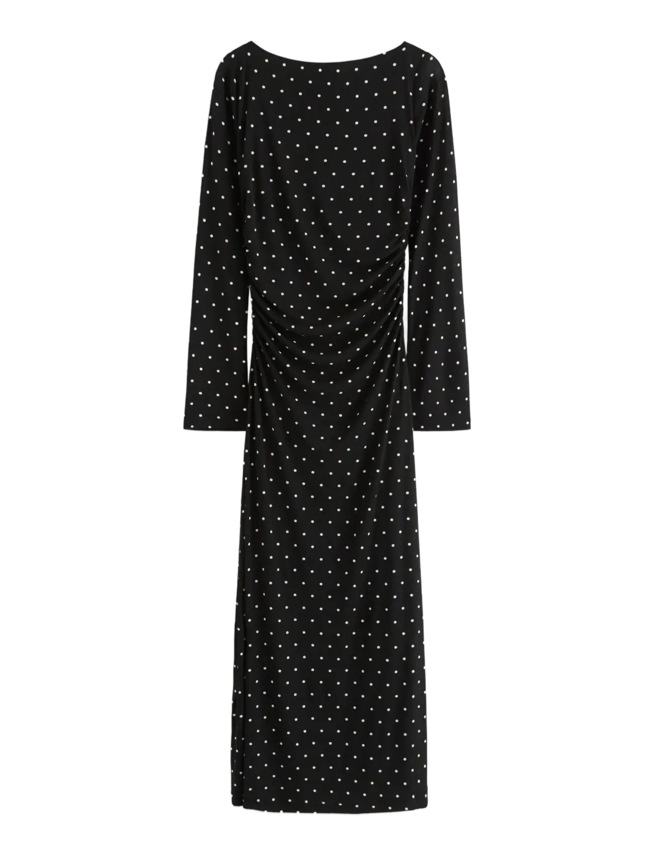 Lindex - Long sleeved midi dress - midi dresses - black - 2