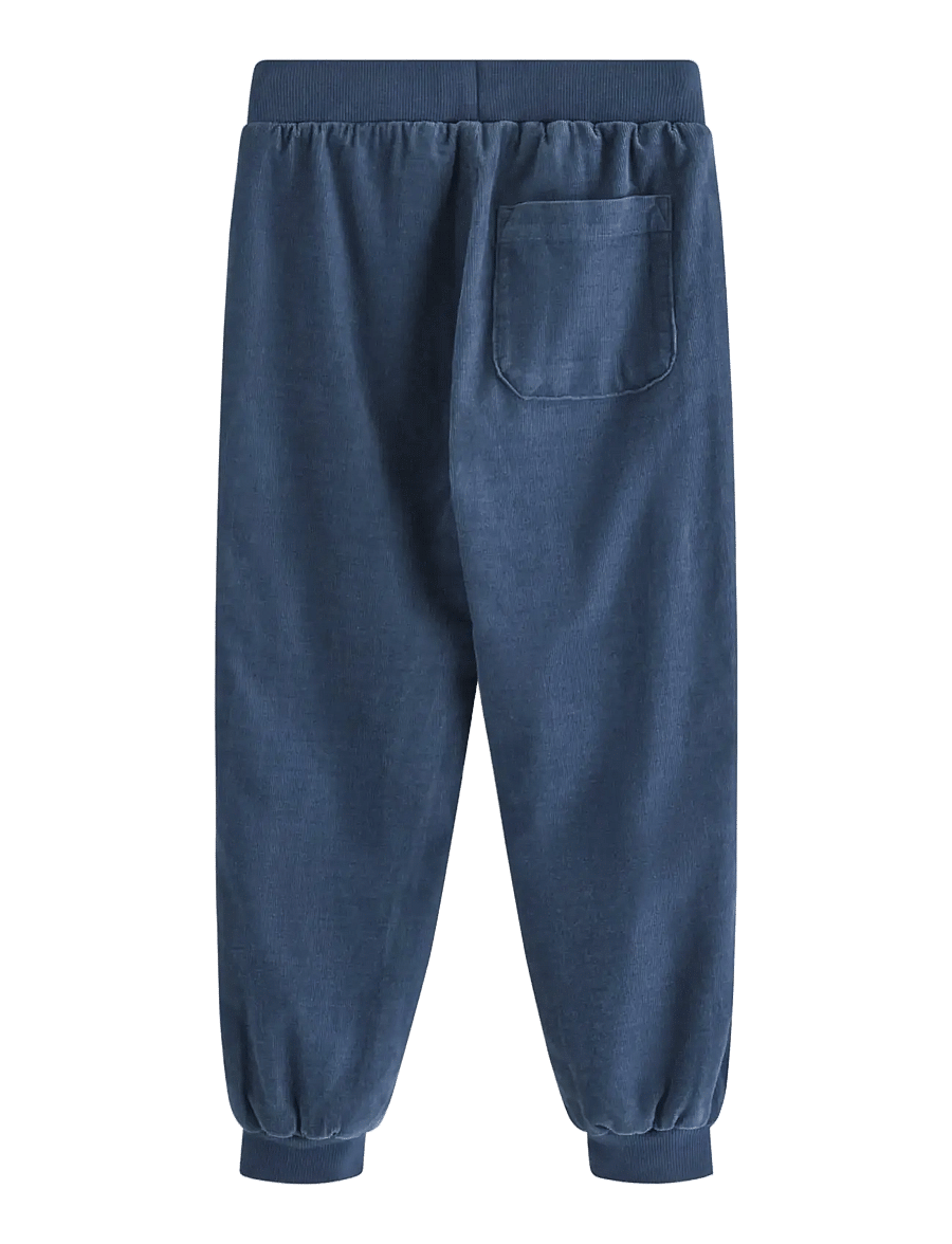 Lindex - Lined corduroy joggers - dressipüksid - dark blue - 1