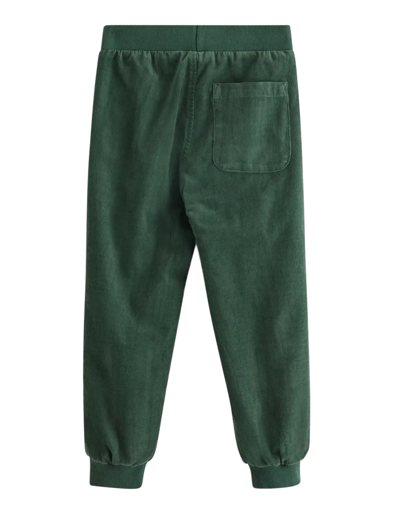 Lindex - Lined corduroy joggers - mjukisbyxor - dark dusty green - 1