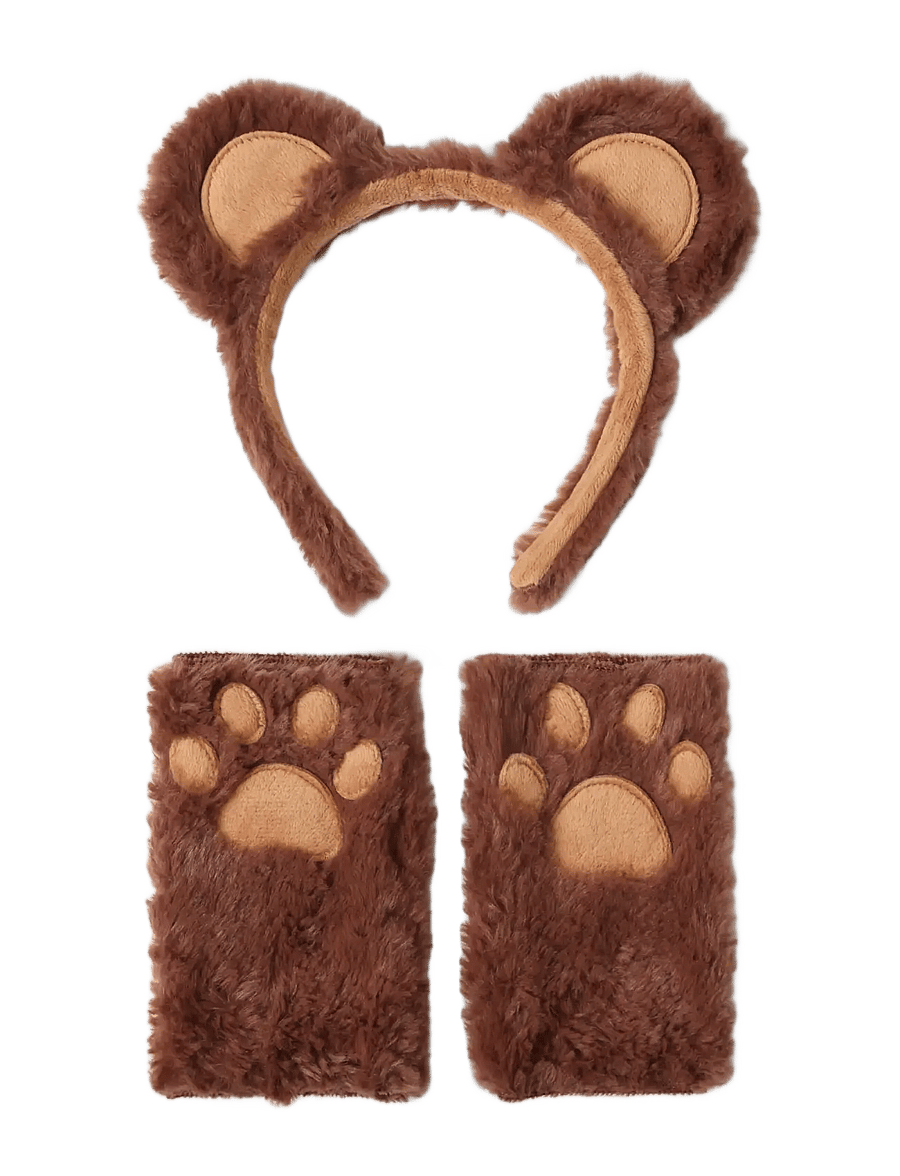 Lindex - Dress up set - hårbånd - brown - 0
