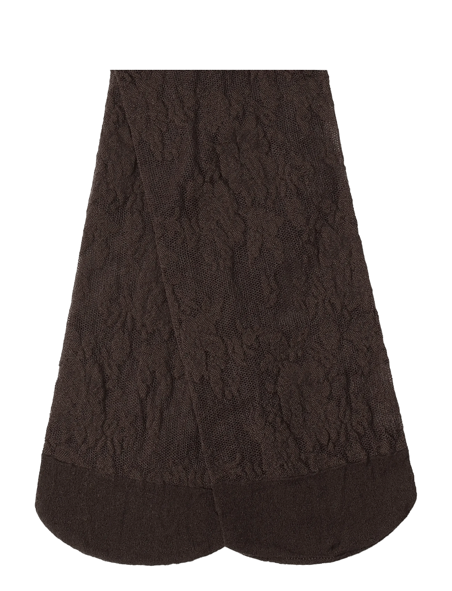 Lindex - Tights in lace 40 denier - erilised sündmused - brown - 1