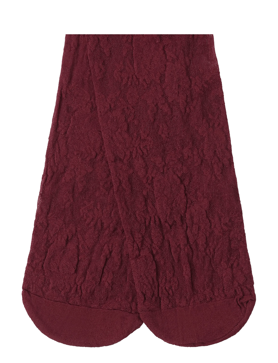 Lindex - Tights in lace 40 denier - besondere anlässe - dark dusty lilac - 1