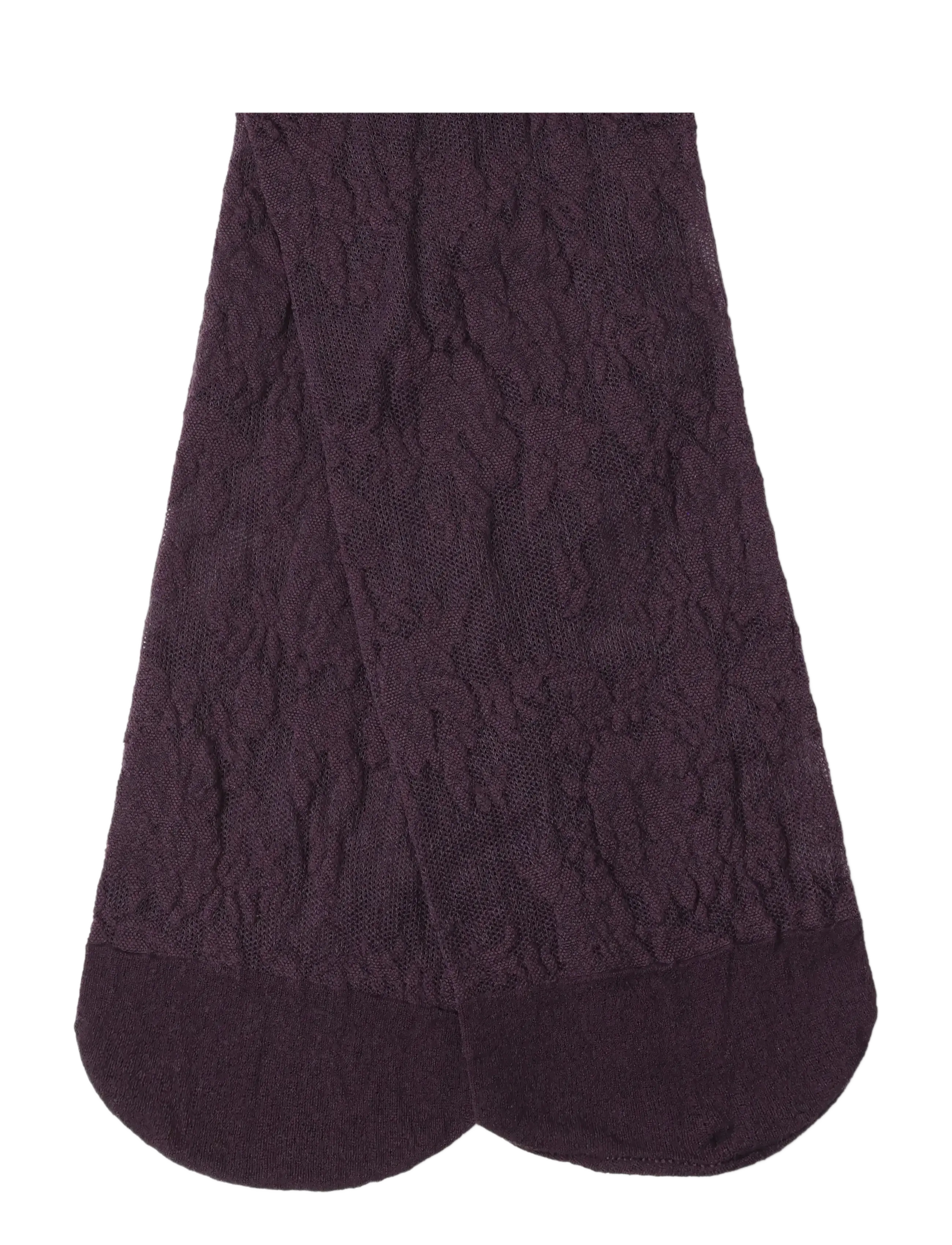 Lindex - Tights in lace 40 denier - særlige begivenheder - dark red - 1
