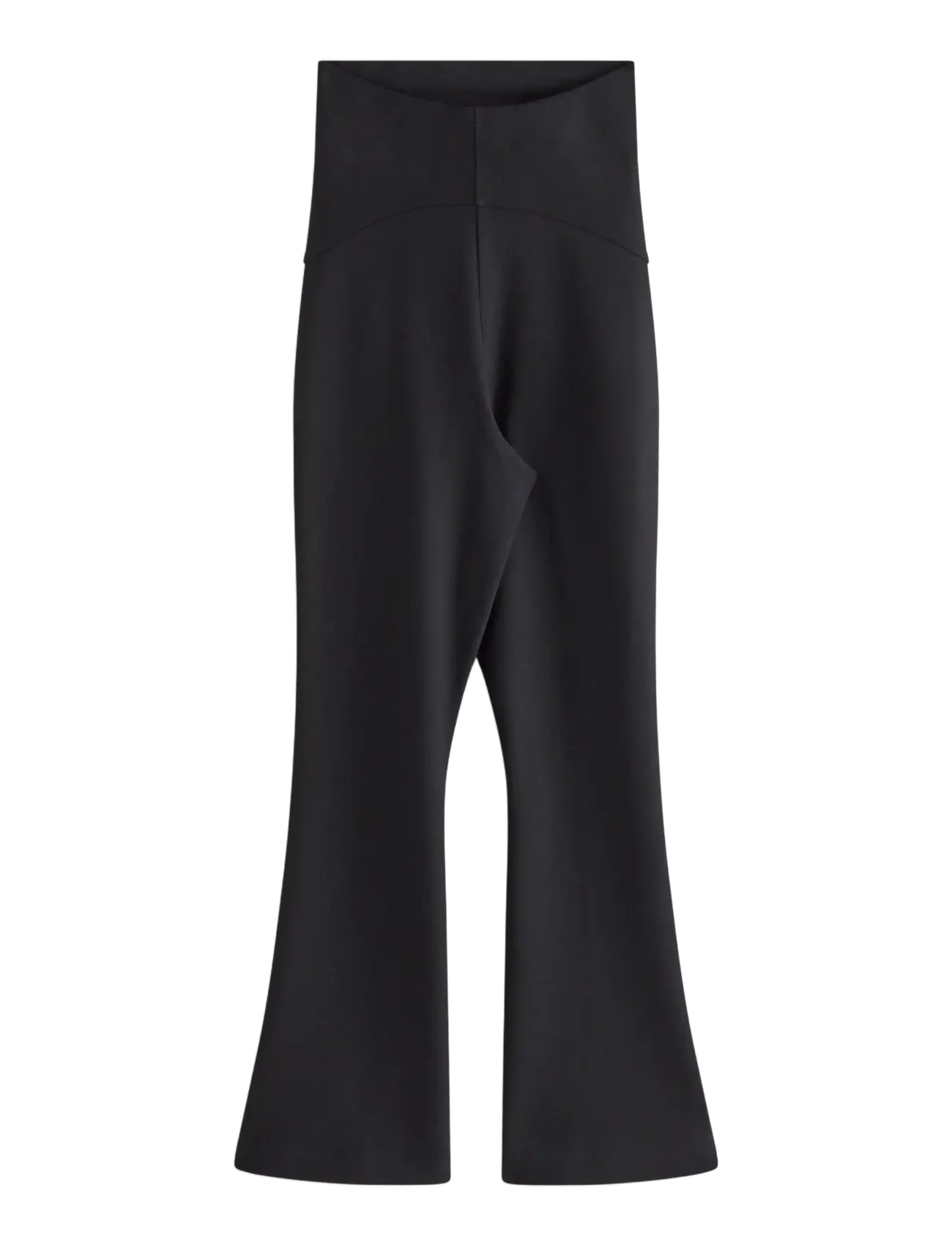 Lindex - MOM Maternity trousers with flared legs - nederdelar - black - 1