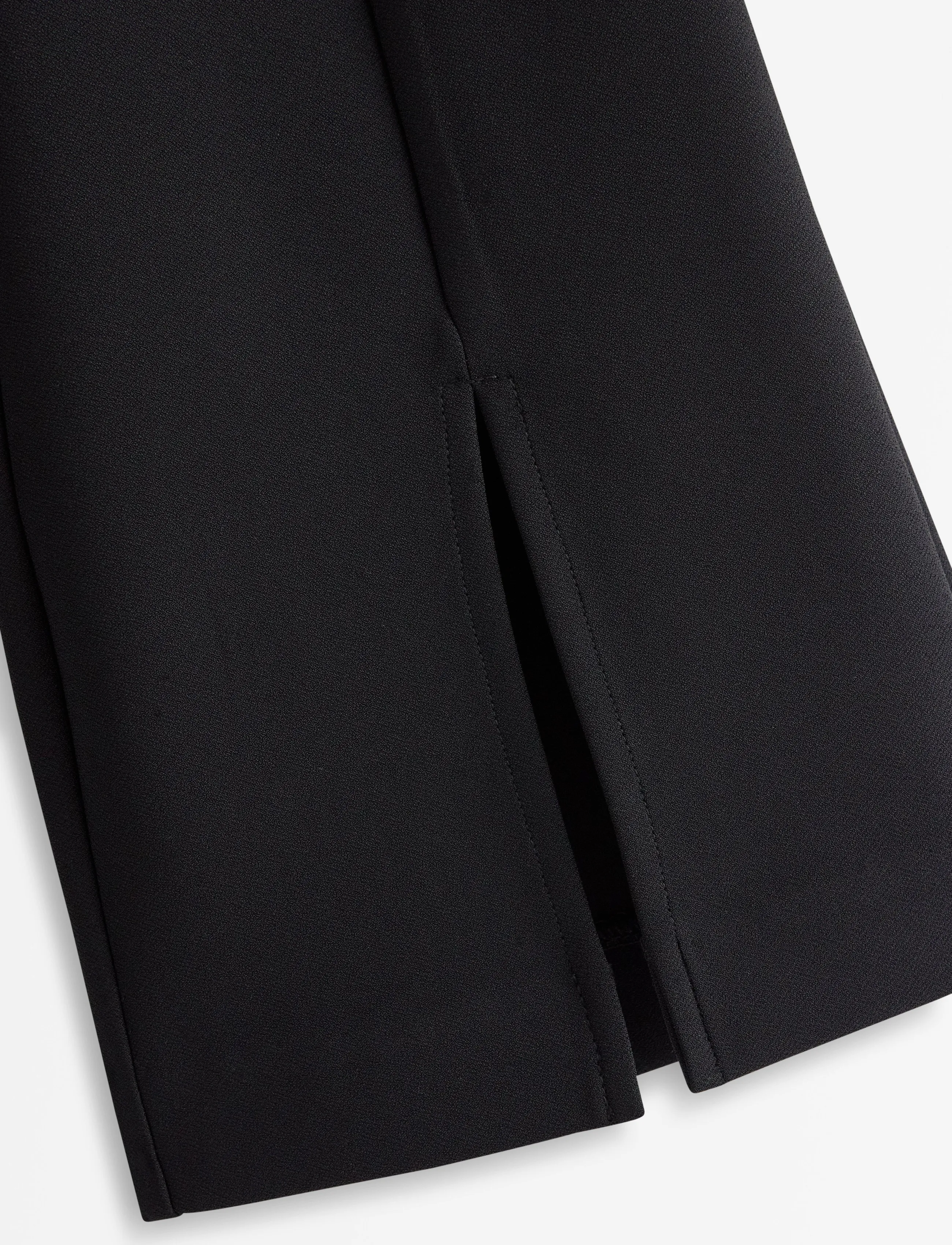 Lindex - MOM Maternity trousers with flared legs - nederdelar - black - 2