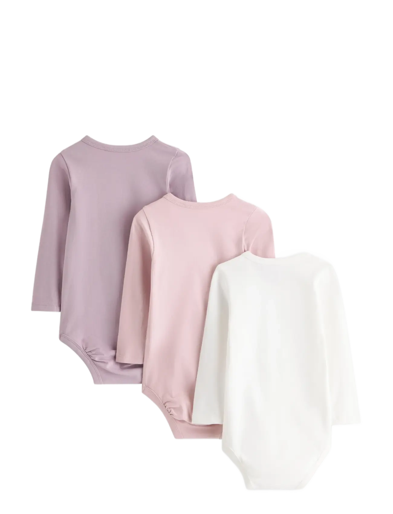 Lindex - 3-pack bodysuits - light dusty lilac - 1