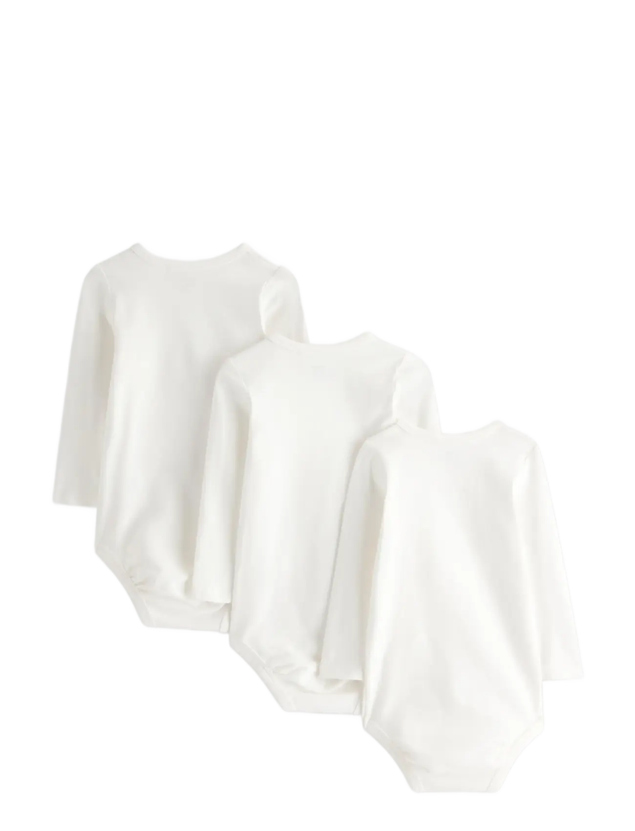 Lindex - 3-pack bodysuits - light dusty white - 1