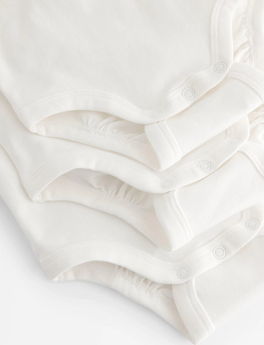 Lindex - 3-pack bodysuits - langærmede bodyer - light dusty white - 2