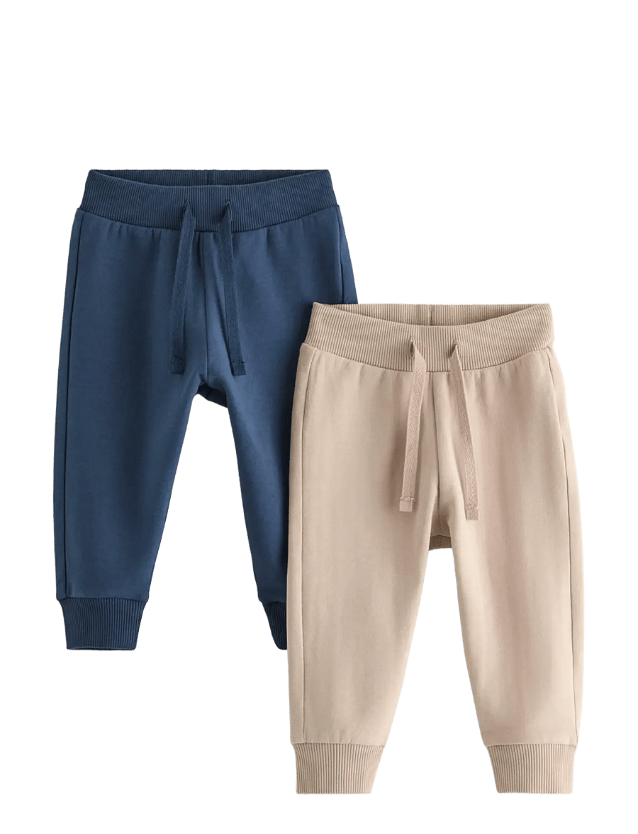 Lindex - 2-pack joggers - beige - 0
