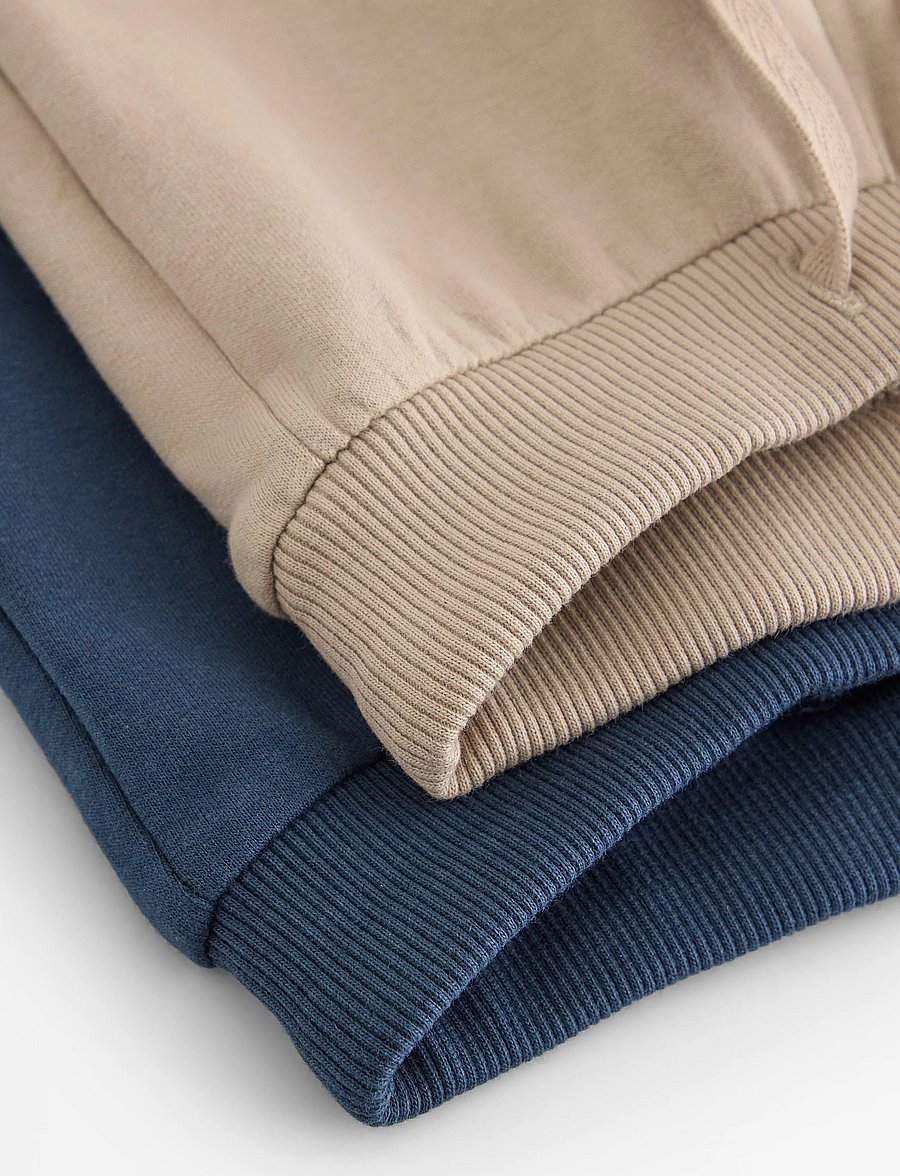 Lindex - 2-pack joggers - beige - 2