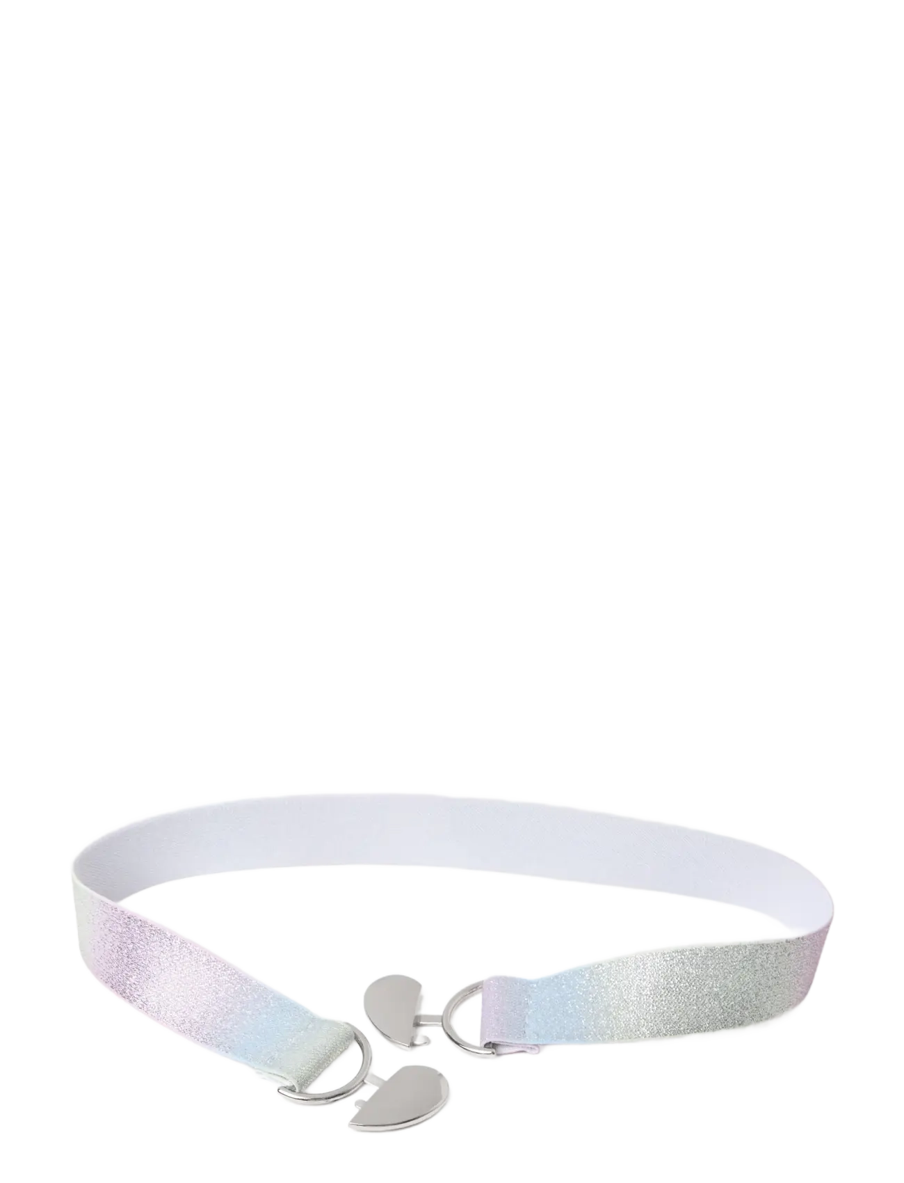 Lindex - Elastic belt with glitter - gürtel - light pink - 1