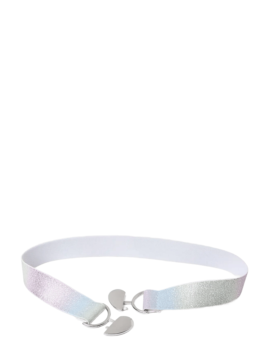 Lindex - Elastic belt with glitter - gürtel - light pink - 1