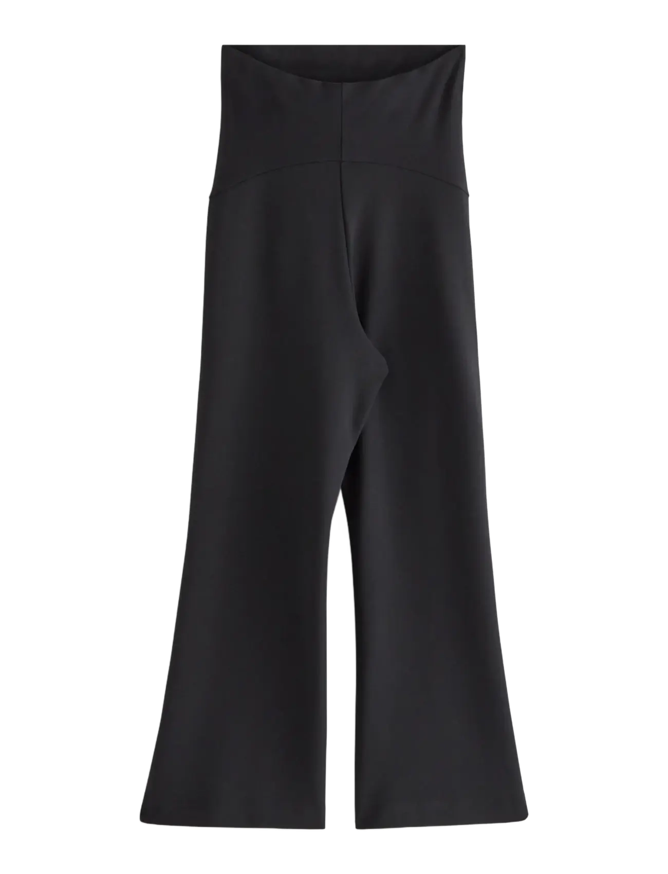 Lindex - MOM cropped flared maternity trousers - nederdelar - black - 1