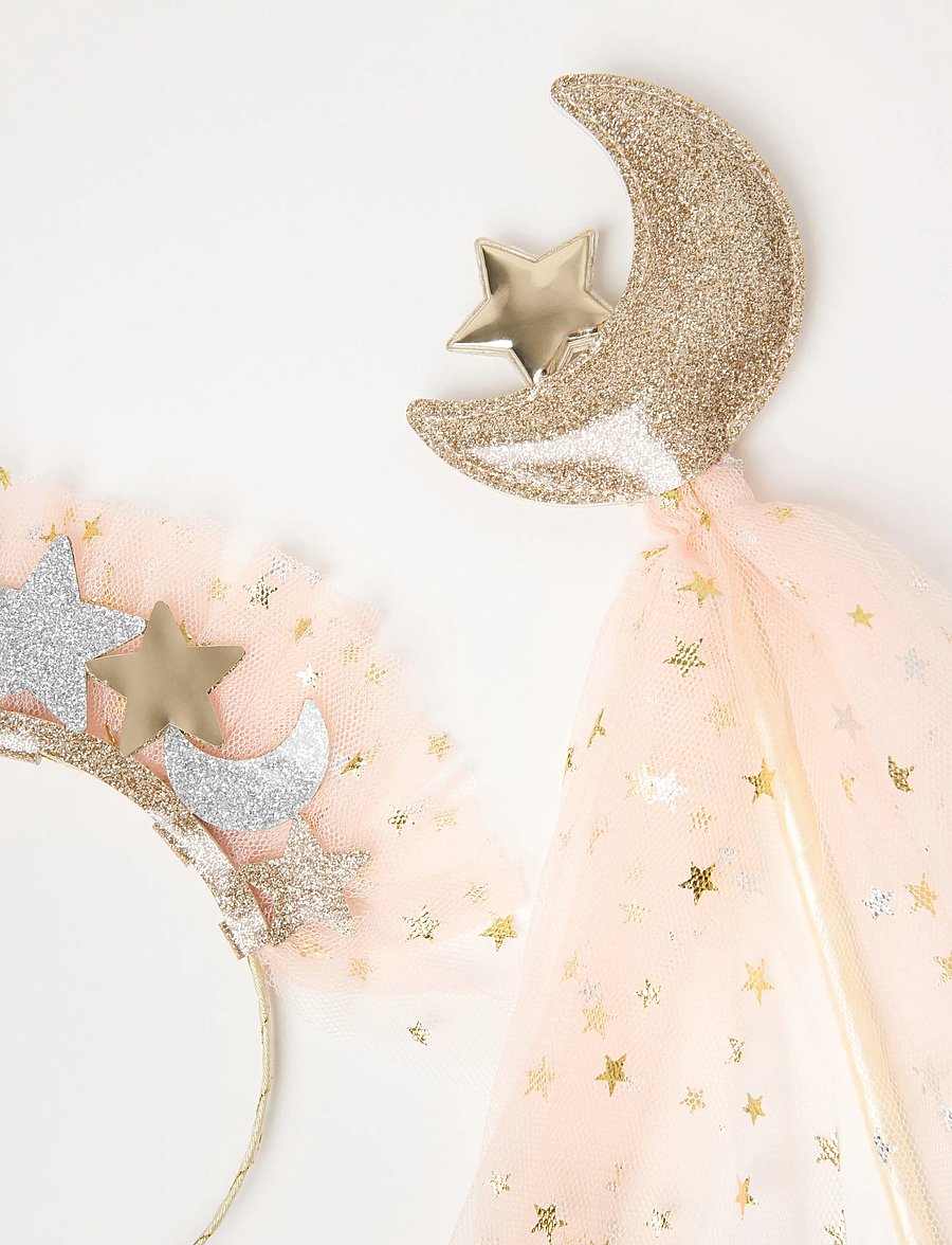 Lindex - Dress up set - haarband - gold - 2