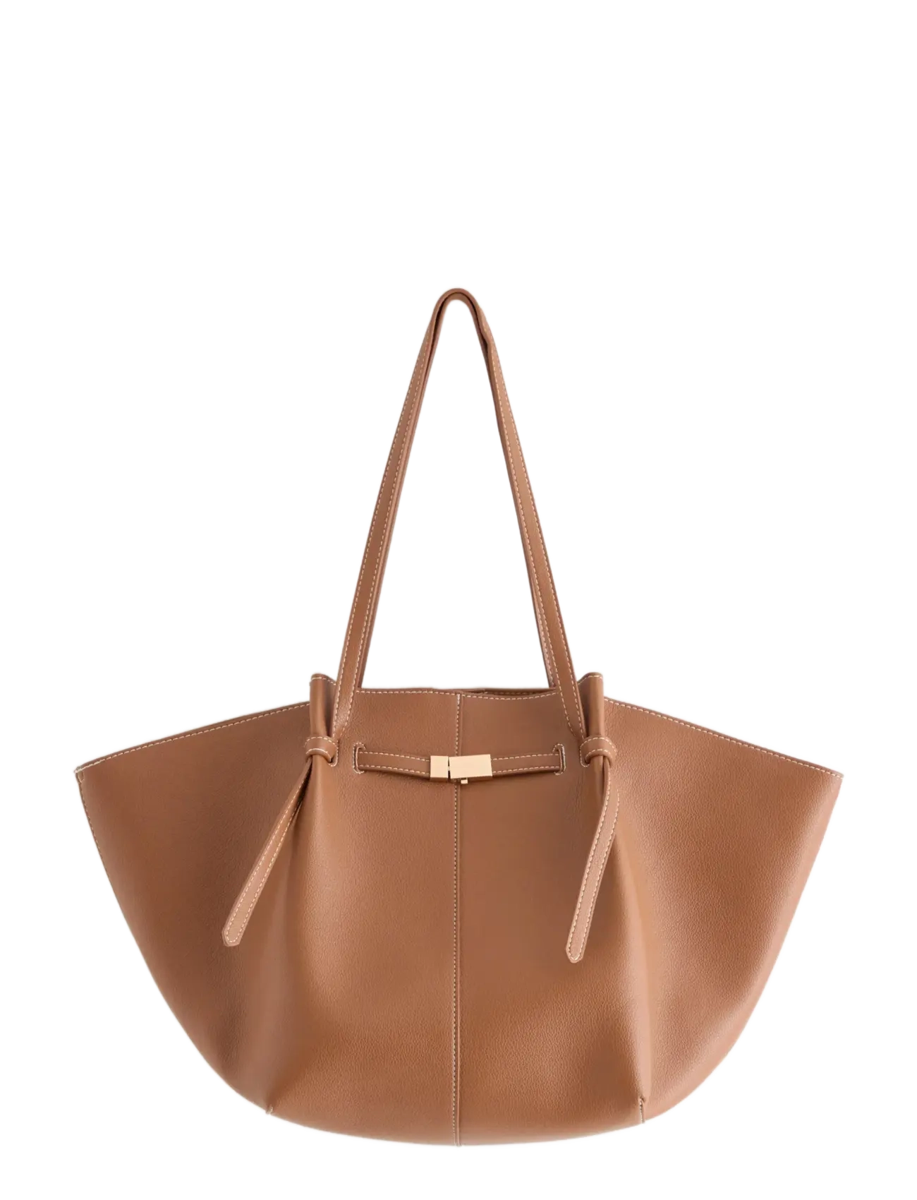 Lindex Tote Bag In Imitation Leather, One Size, Bags, Braun - Totes, Frauen