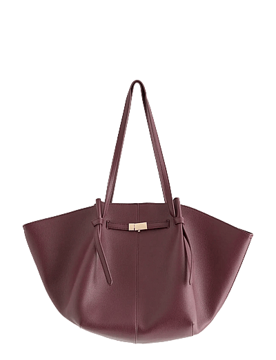 Tote Bag In Imitation Leather - Tote Bags