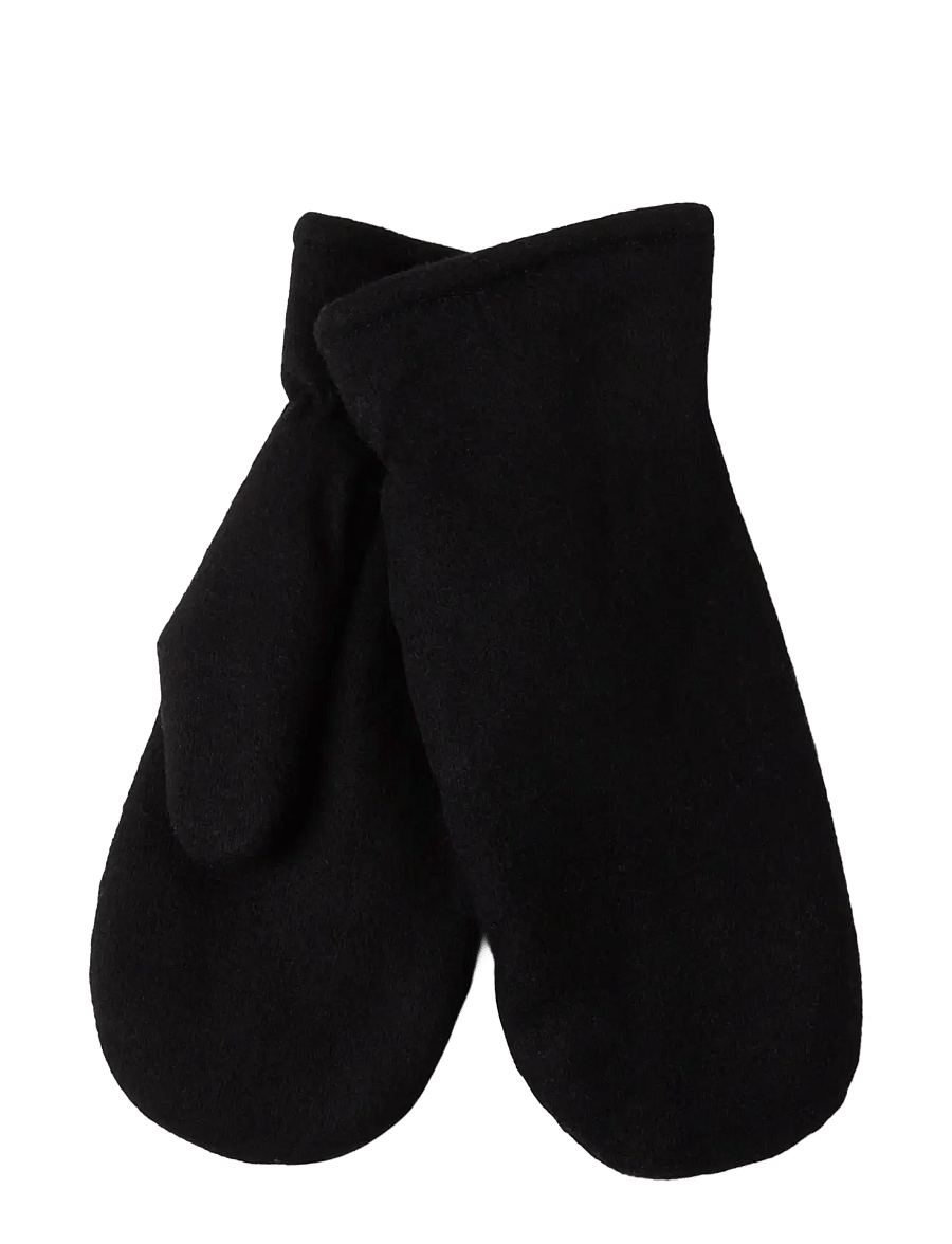 Lindex - Mittens in wool blend - fäustlinge - black - 0