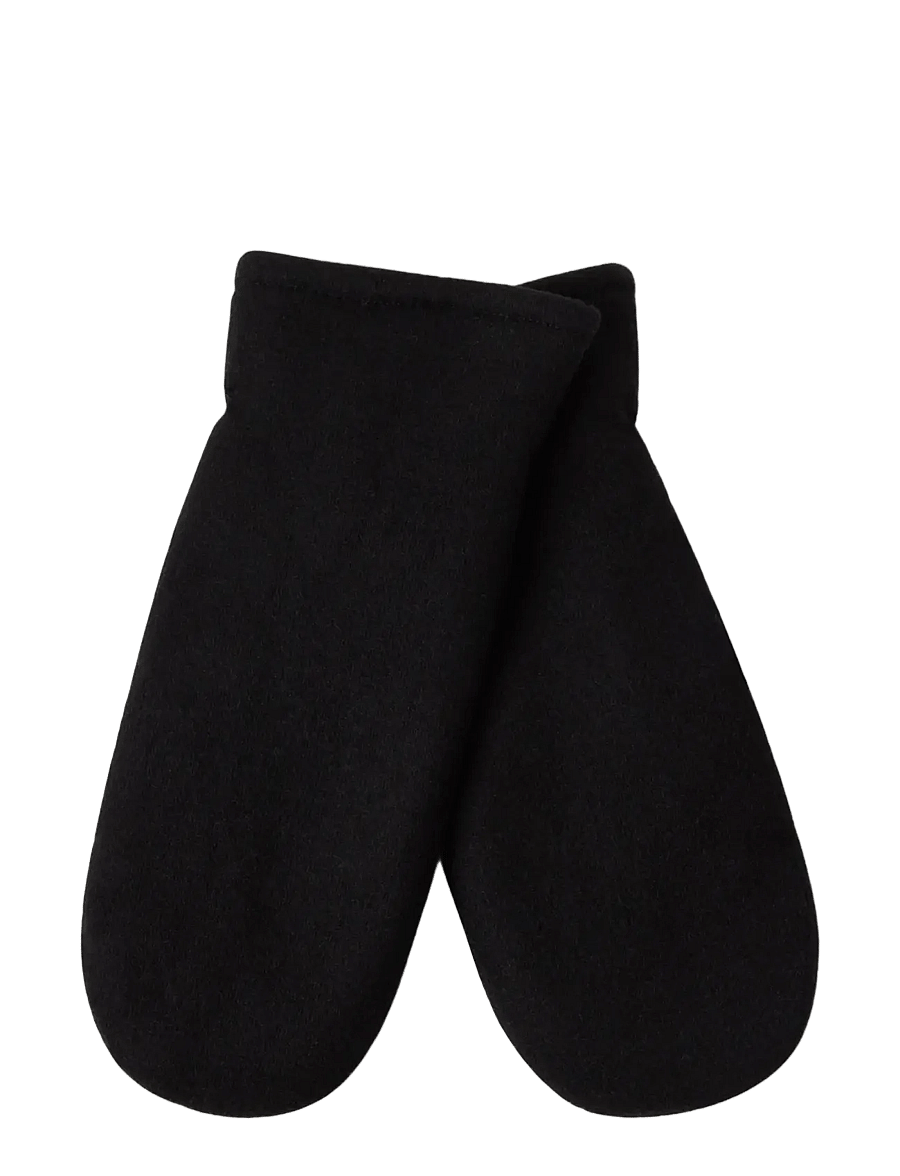 Lindex - Mittens in wool blend - fäustlinge - black - 1