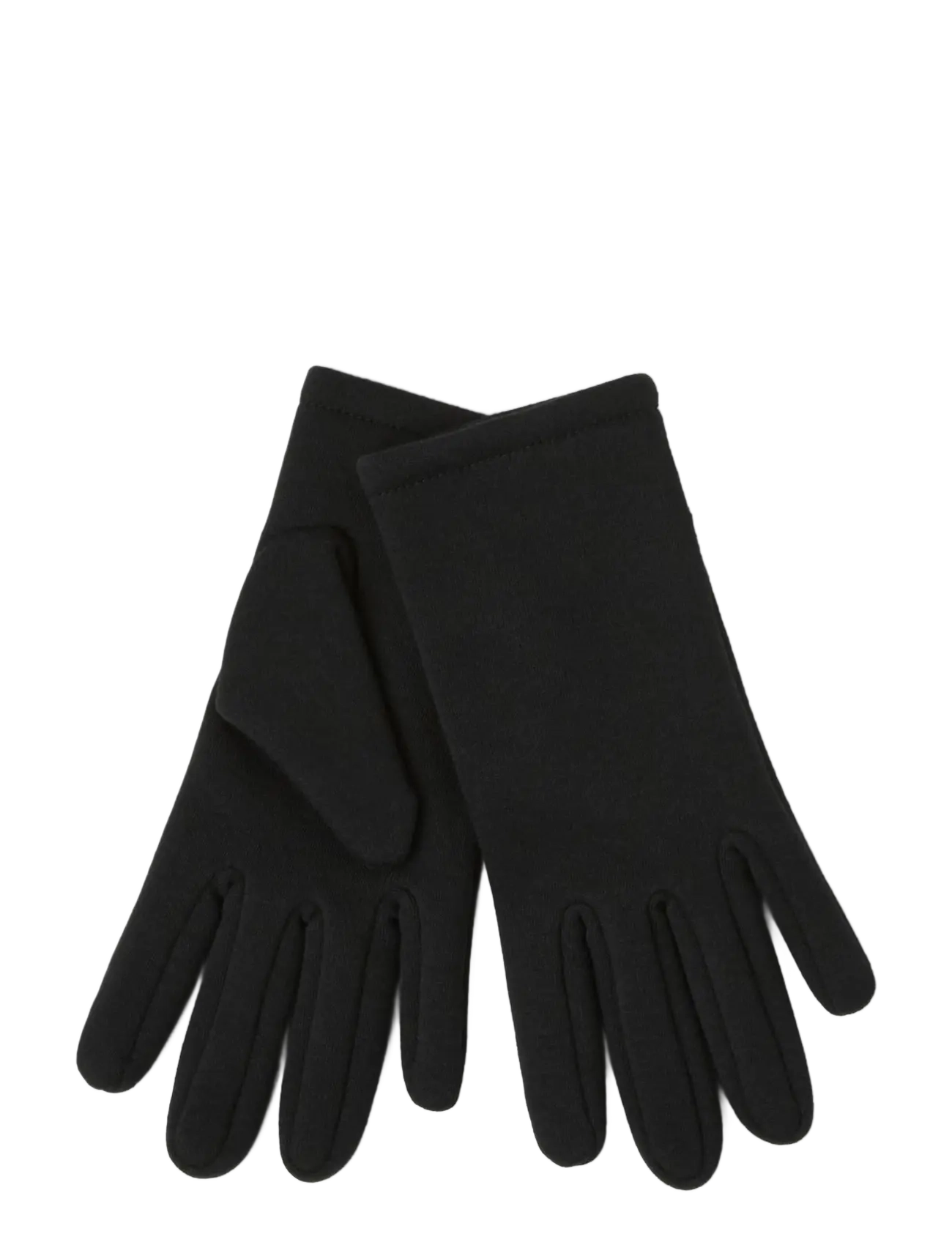 Lindex Lined jersey gloves - Neuheiten - BLACK / black