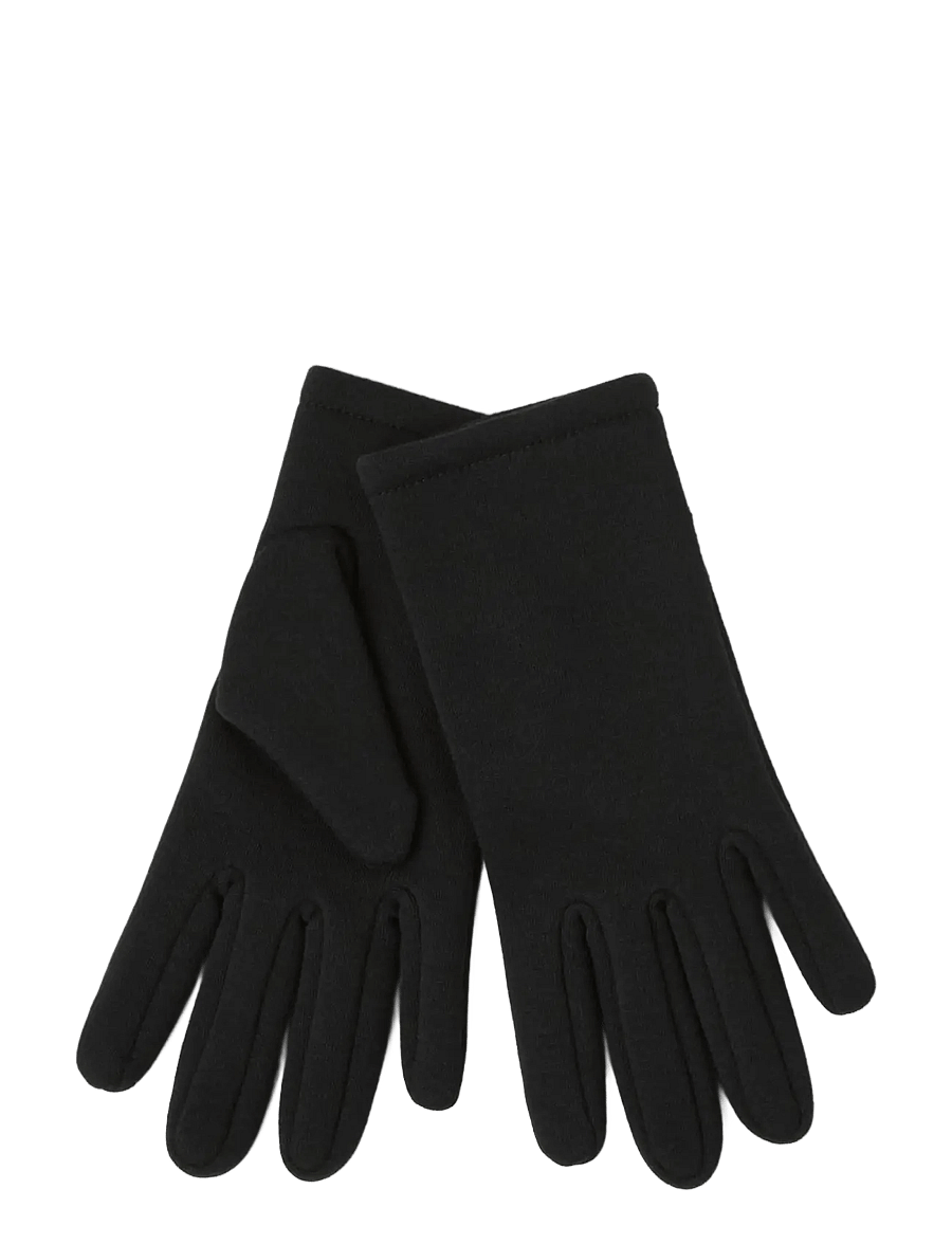 Lindex - Lined jersey gloves - fingerhandschuhe - black - 0