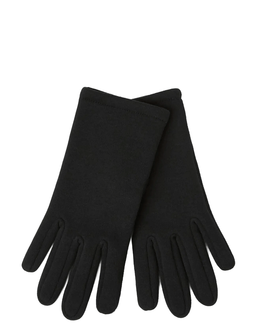 Lindex - Lined jersey gloves - fingerhandschuhe - black - 1