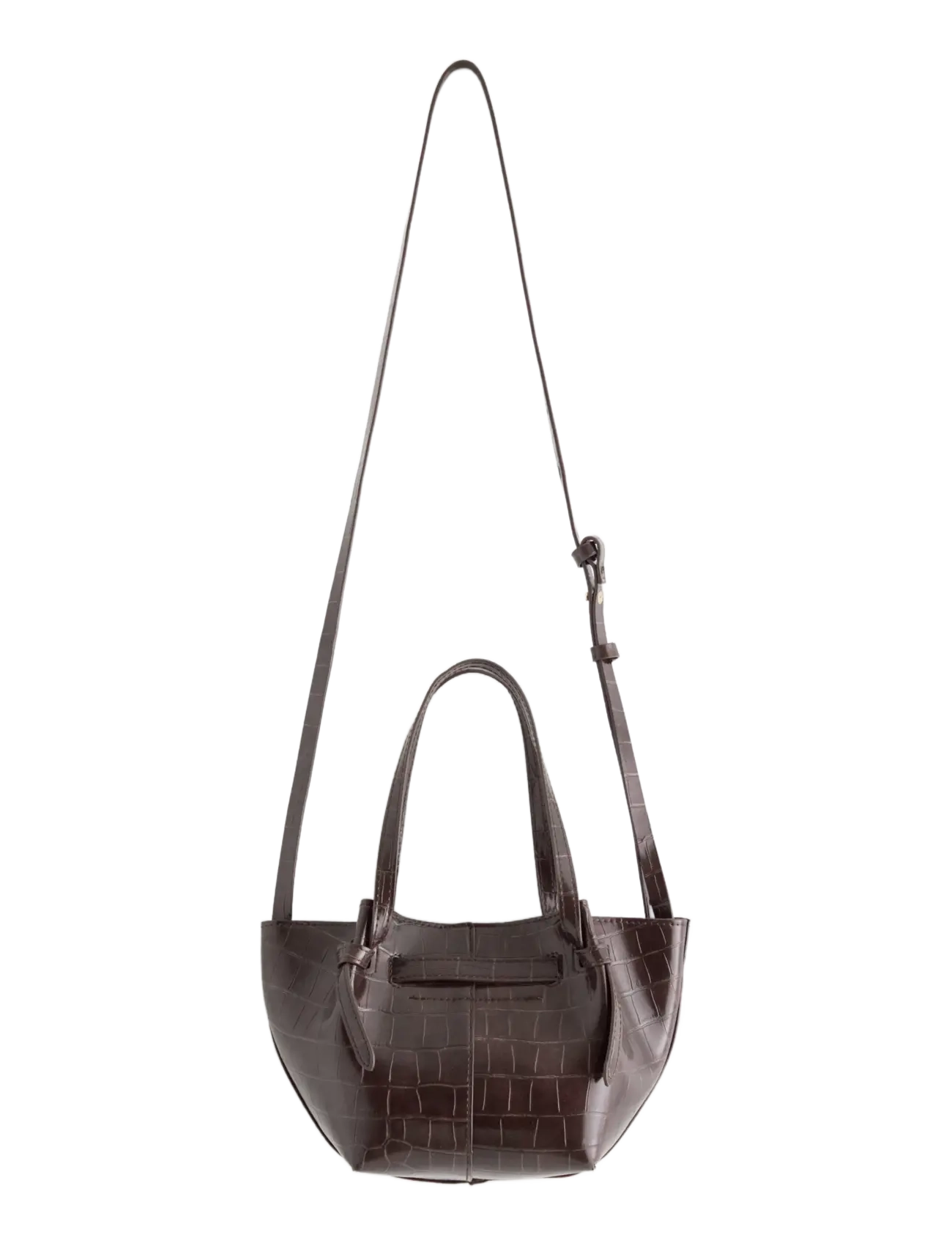 Lindex - Bag in imitation leather - fashion trends - dark brown - 1
