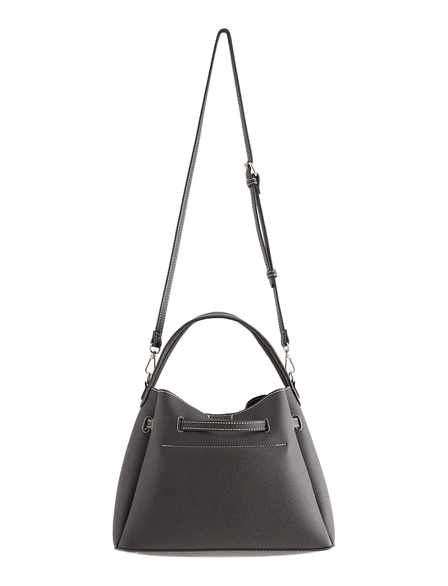 Lindex - Bag in imitation leather - fashion trends - dark brown - 1