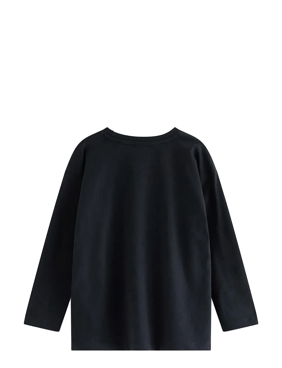 Lindex - Long-sleeved top with glow in the dark print - pikkade varrukatega t-särgid - offblack - 2